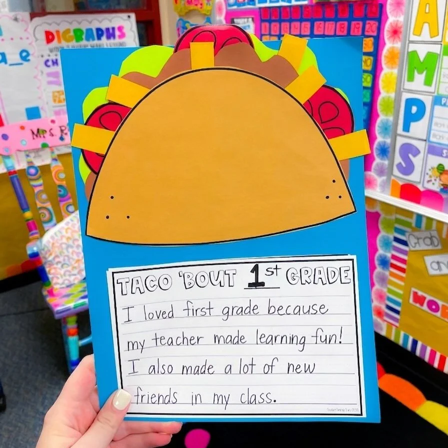 Tomorrow is Taco Tuesday! Add this cutie craftivity (with a bunch of different writing responses) to your plans! Comment TACO below and I&rsquo;ll send it to you!