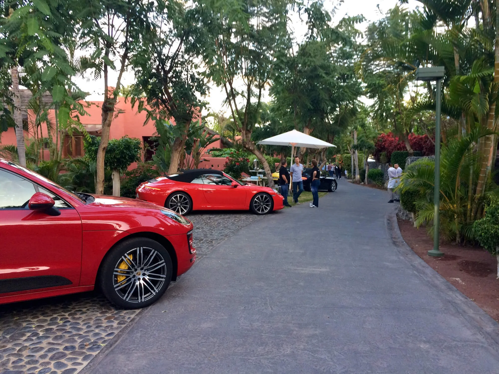  Från presskörningen av uppdaterade   Porsche 991 Carrera/Carrera S   med treliters turbomotor på Teneriffa (2015). Foto: Eric Lund. 