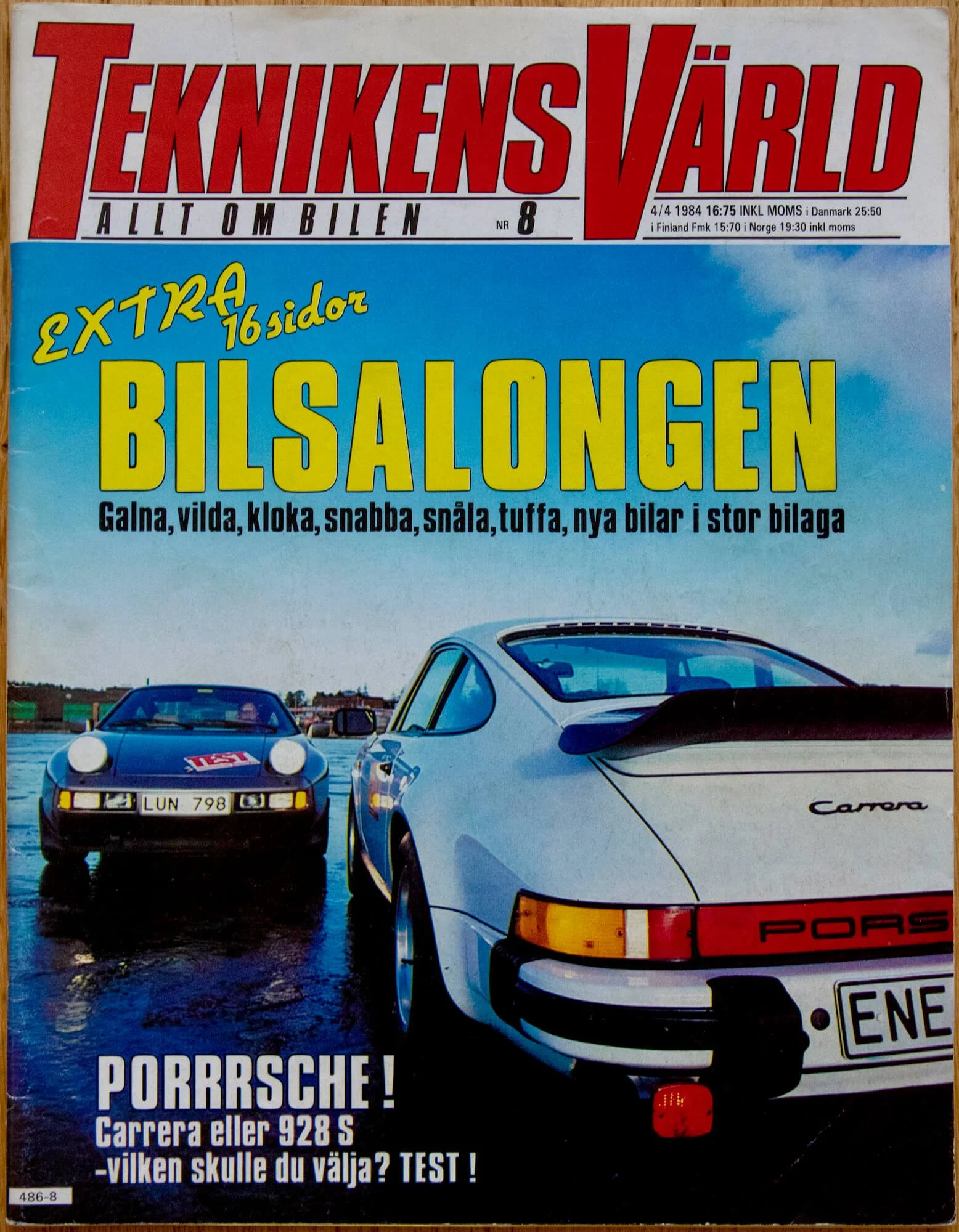 Biltest vi minns: toppfartsnotering på parkeringsplatsen