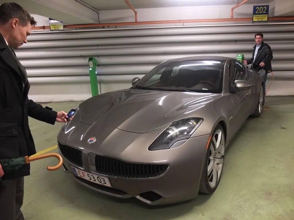  Provkörning Fisker Karma för GranTurismo. En besynnerlig bil. 