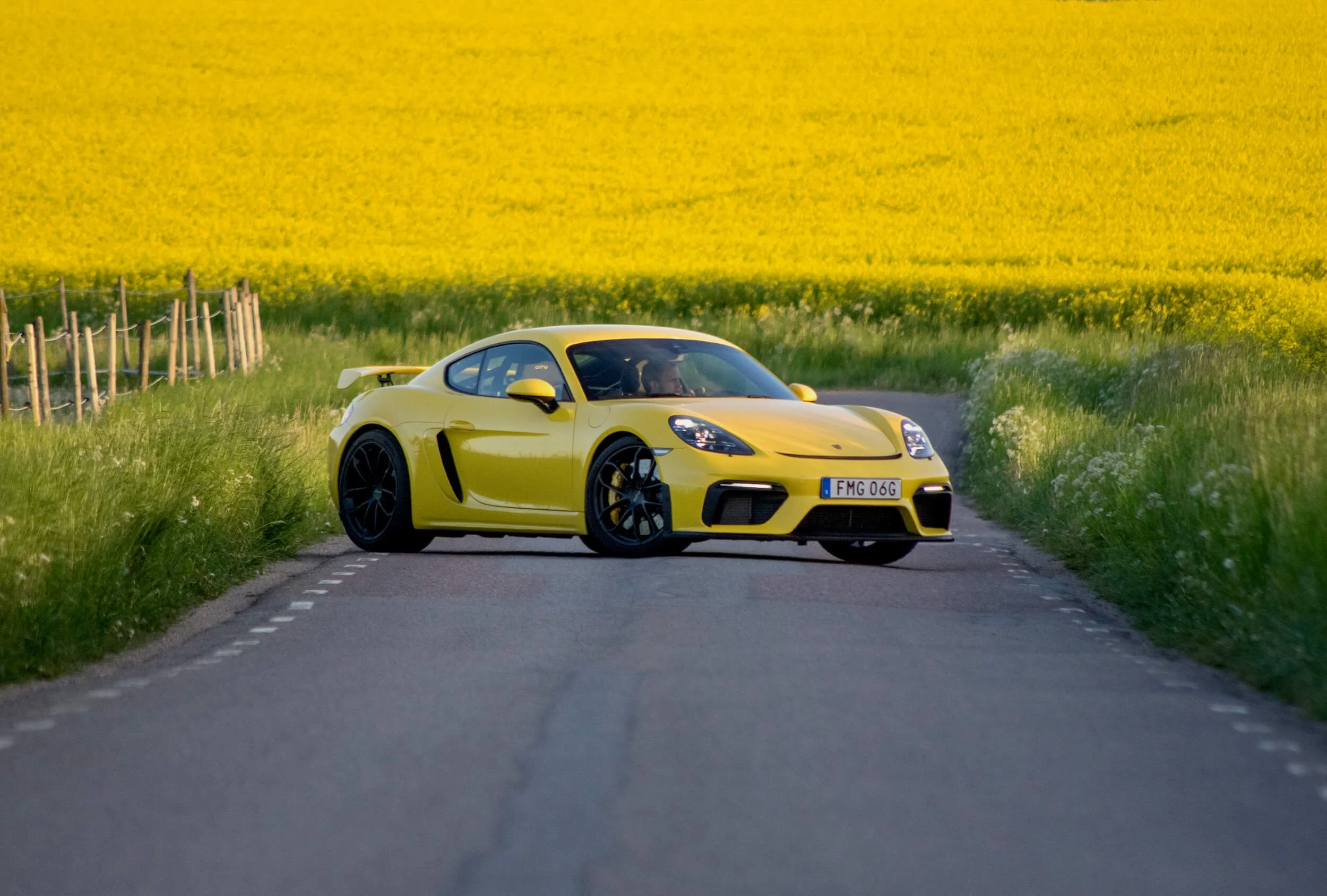 Provkörning Porsche 718 GT4