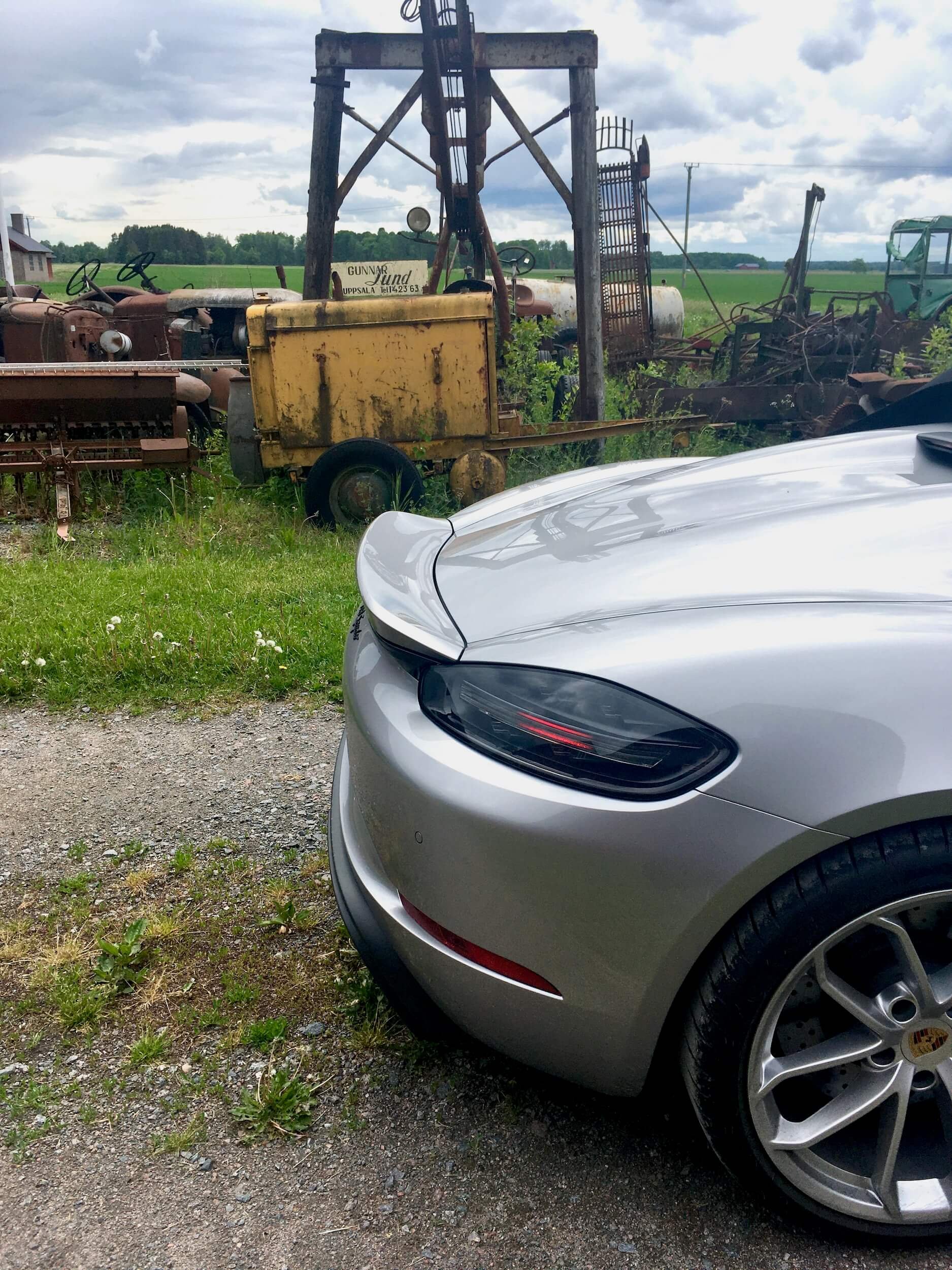 Provkörning Porsche 718 Spyder