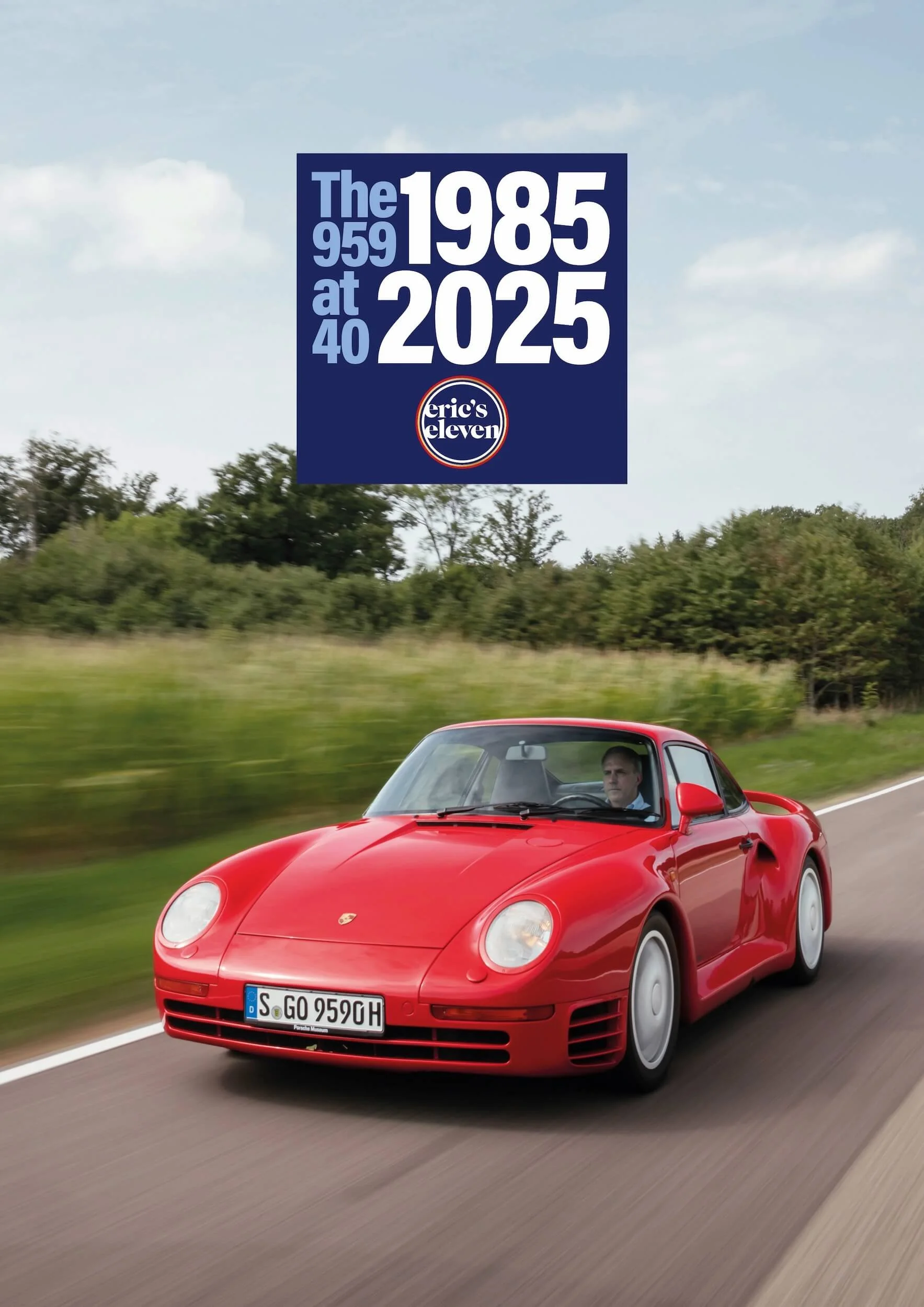 Provkörning av Porschemuseets 959 Sport – och en tidsresa till pressvisningen 1986