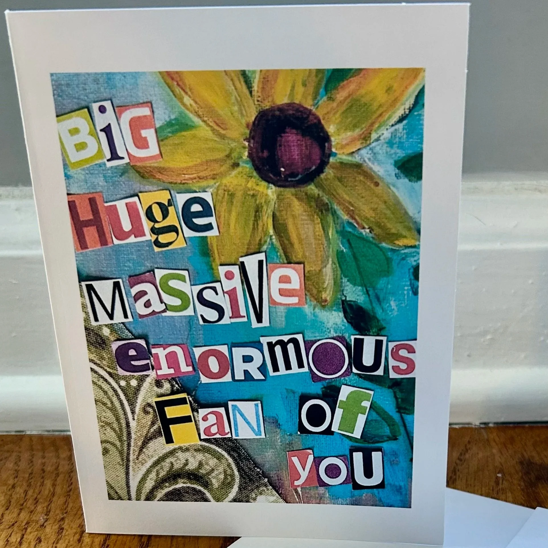 Big Fan Greeting Card