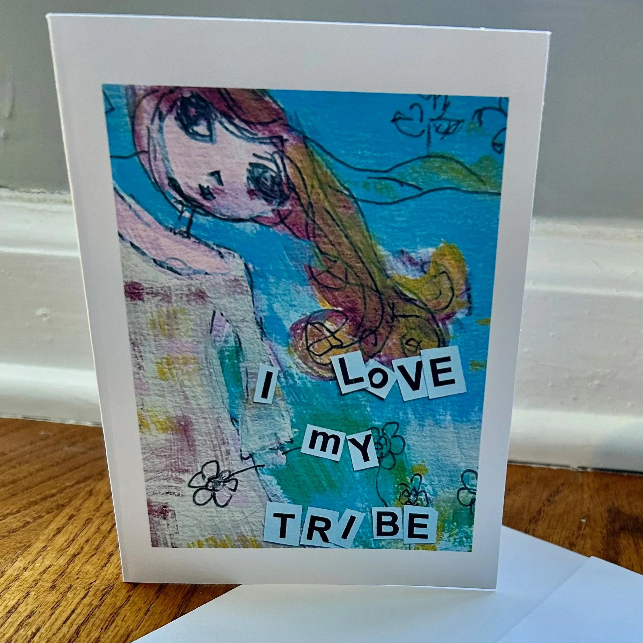 I Love My Tribe Greeting Card
