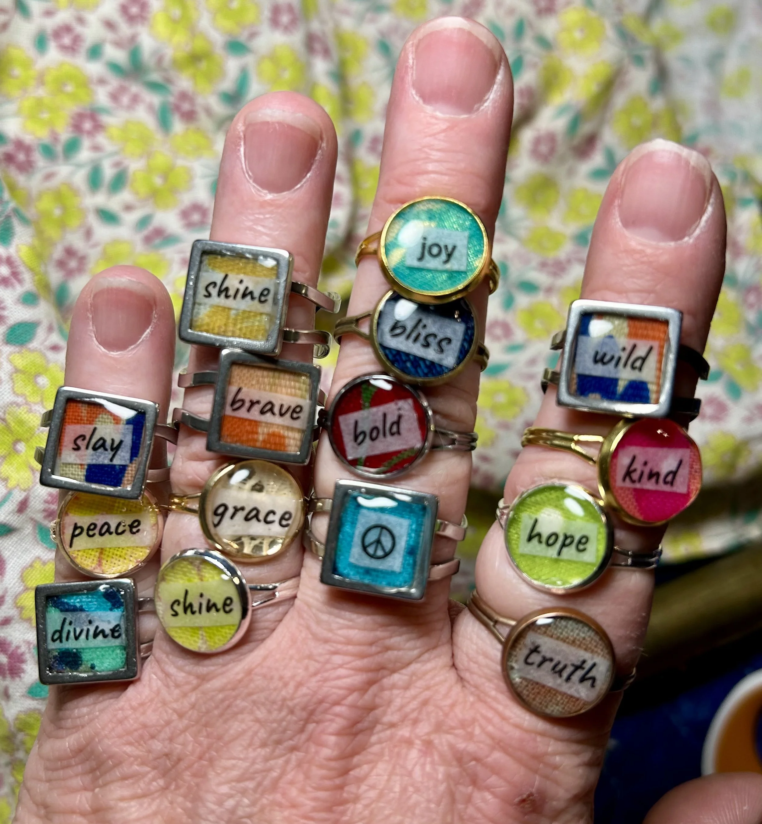 Word Rings - Wear Your Intention