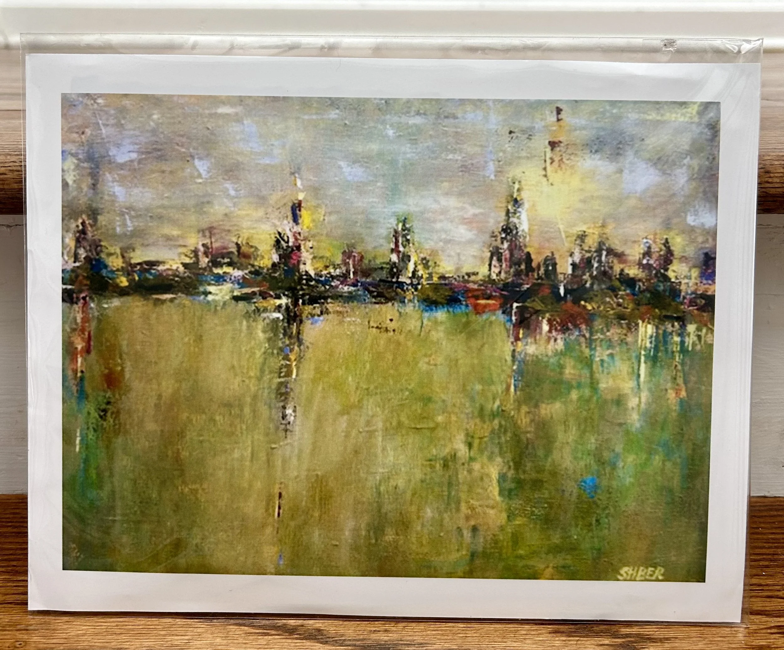 Urban Reflection Art Print