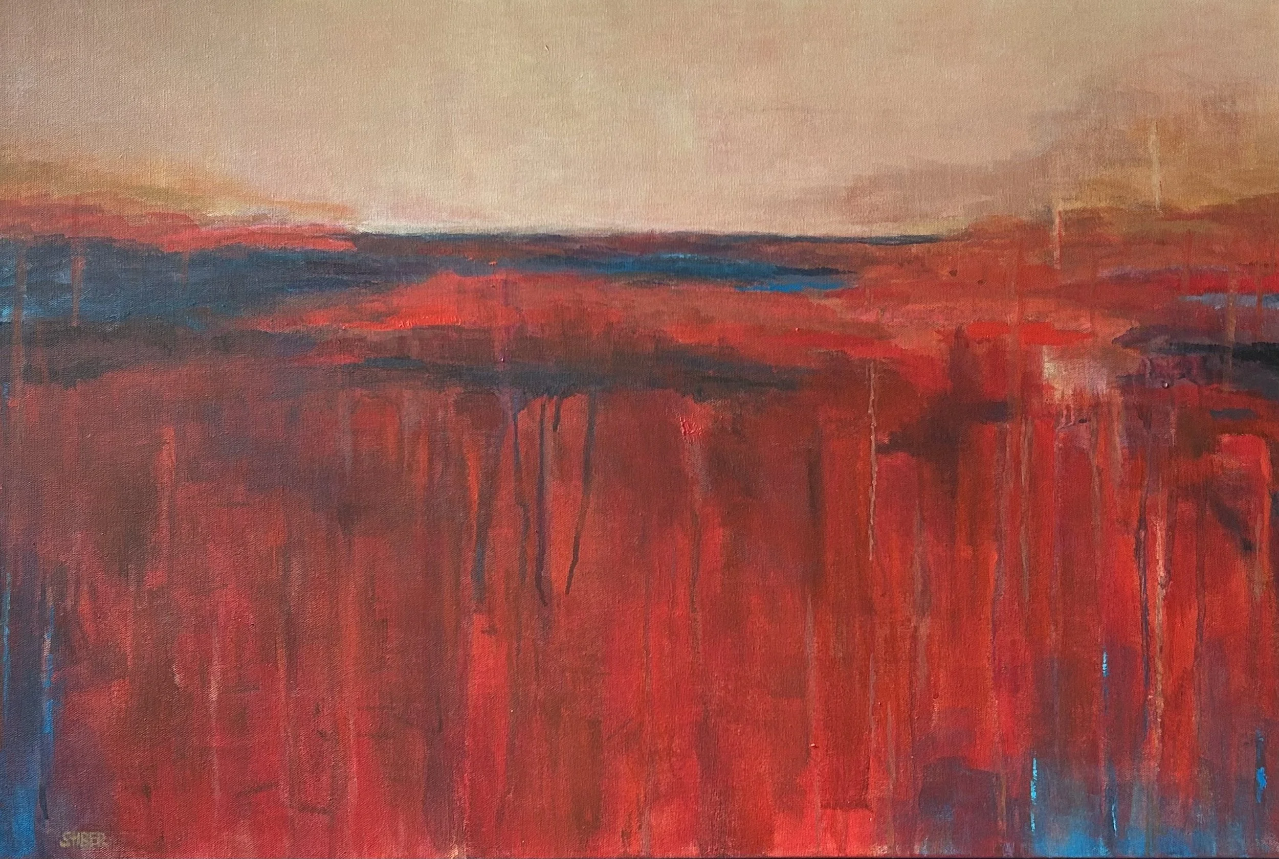 Ember Divide 24 x 36" Acrylic