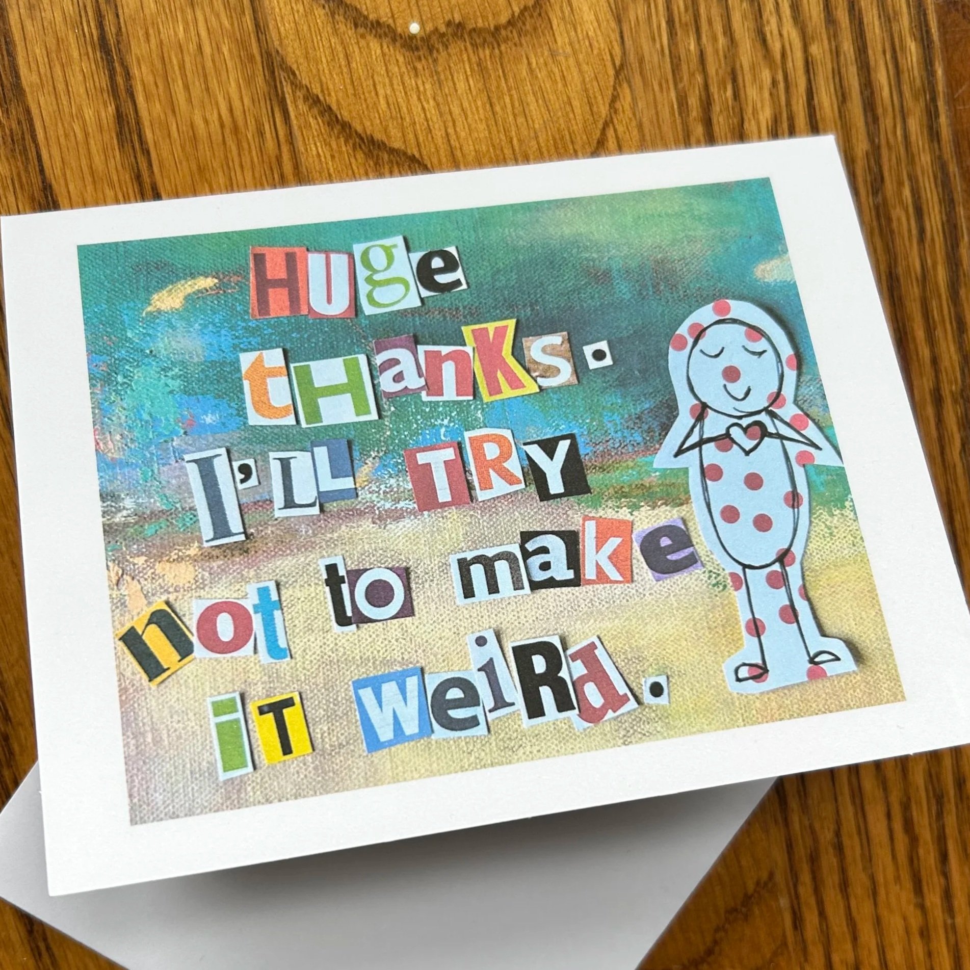 Huge Thanks Greeting Card