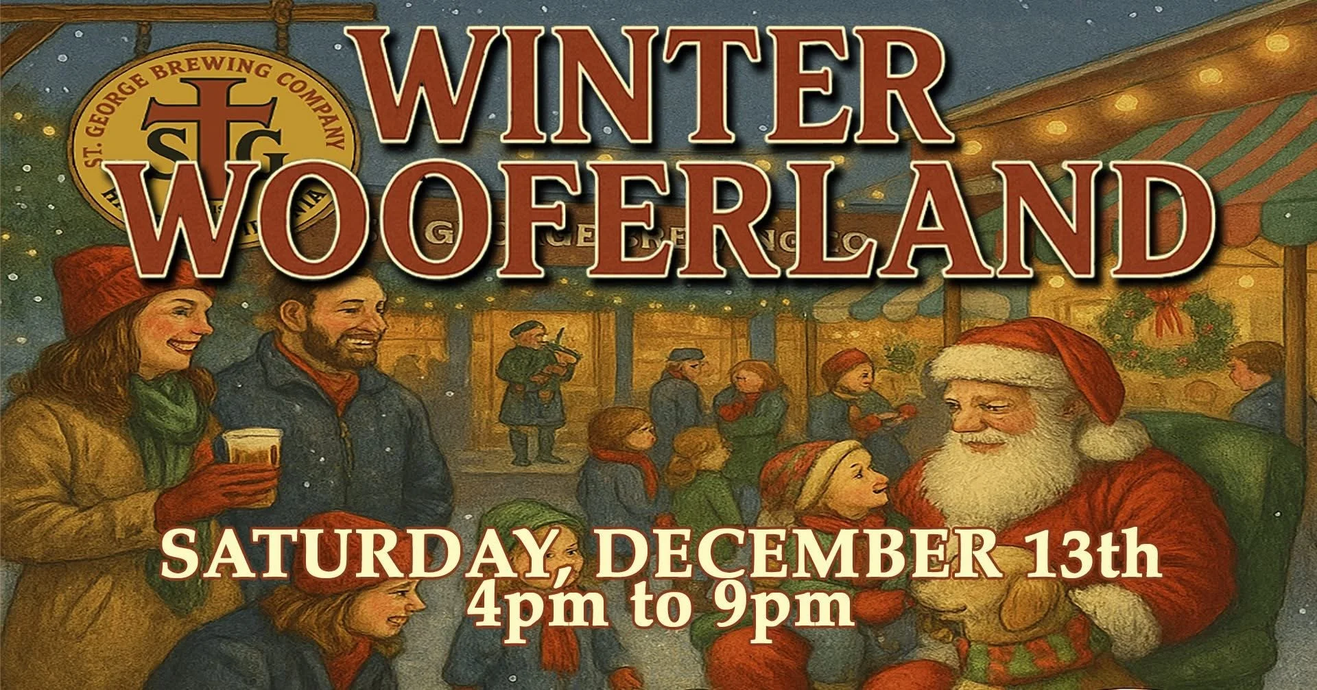 Winter Wooferland at St. George’s Brewing