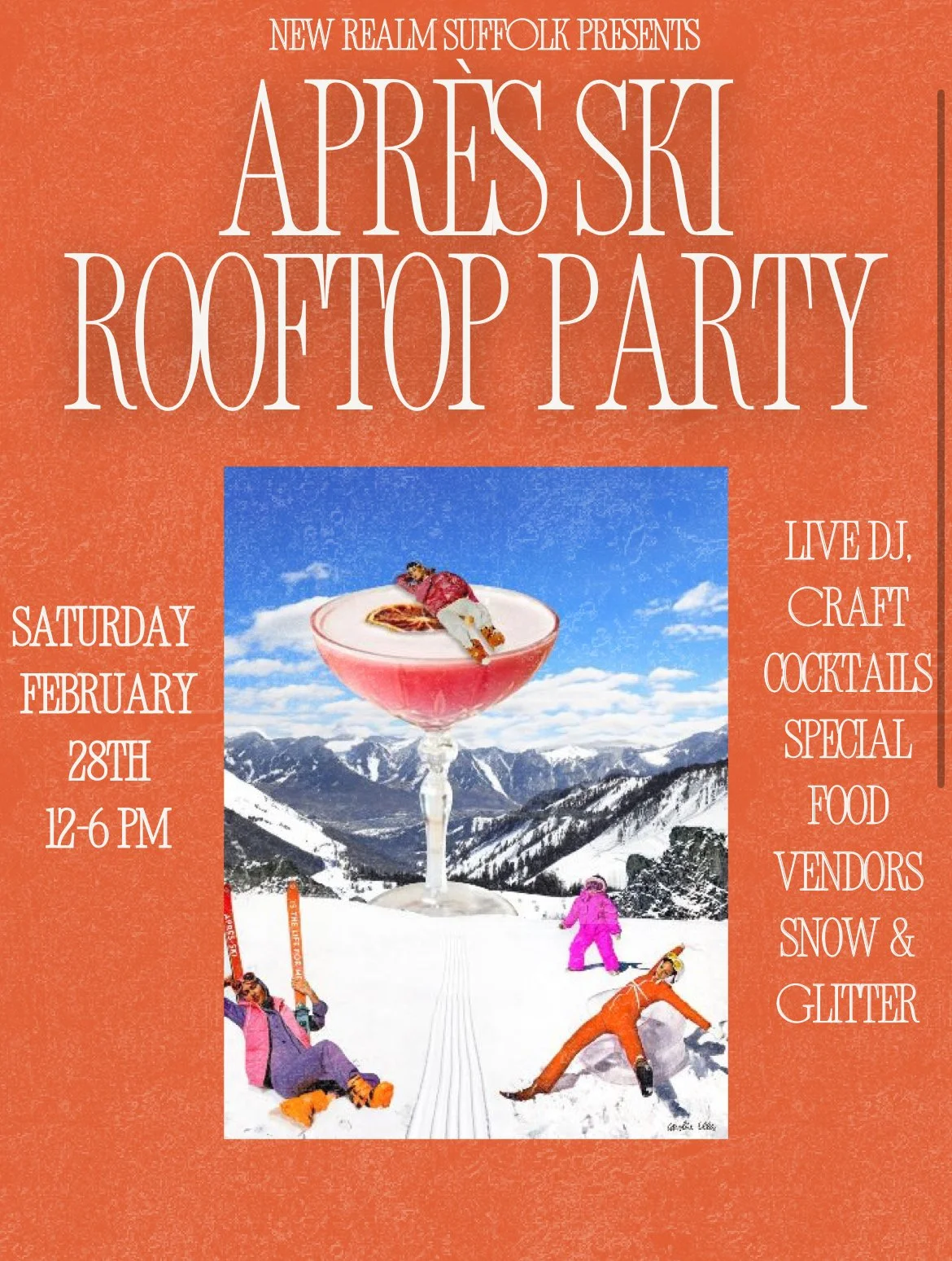 Apres Ski Rooftop Party Market at New Realm - Suffolk 
