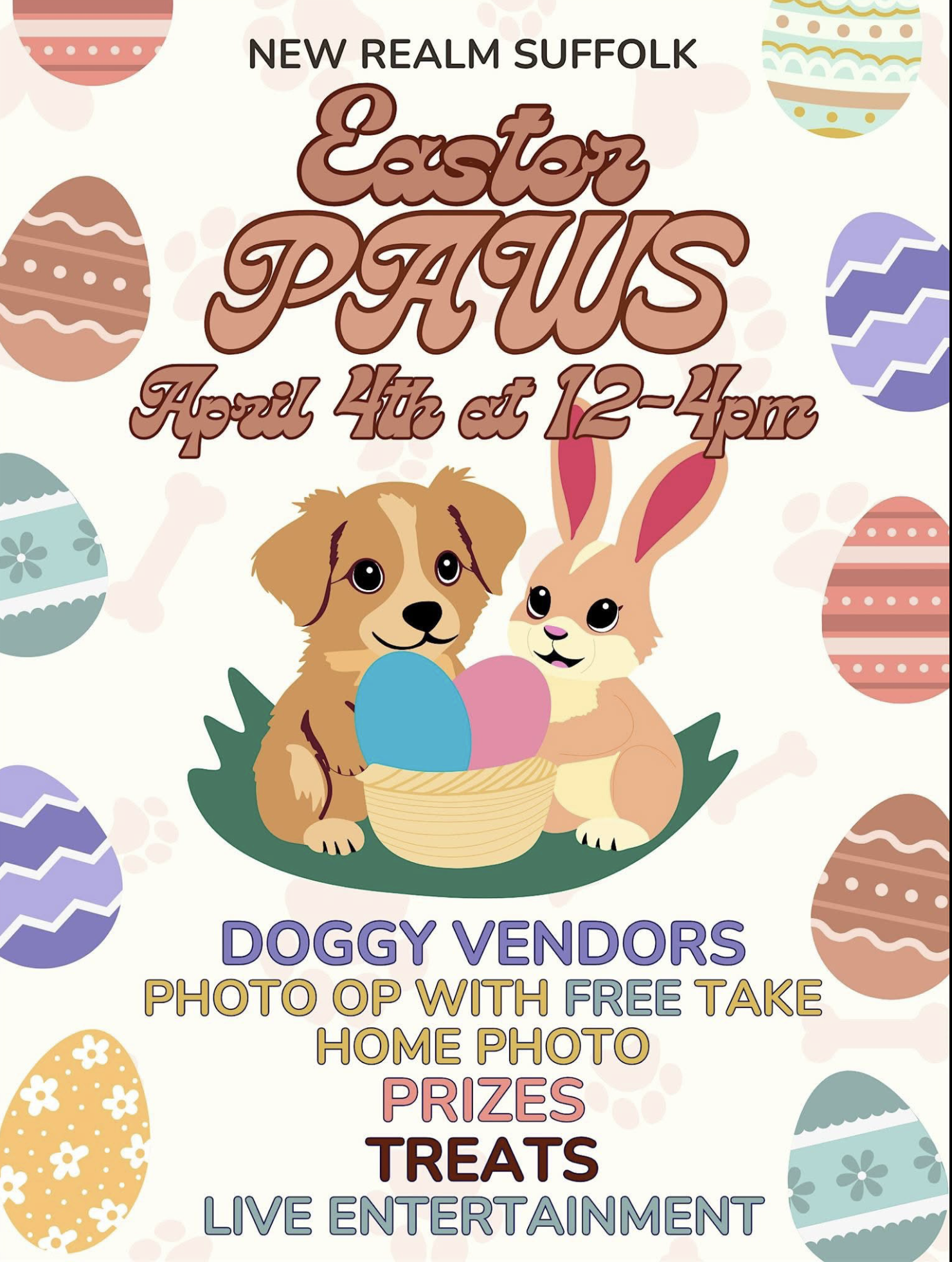 Easter Paws Market at New Realm - Suffolk 
