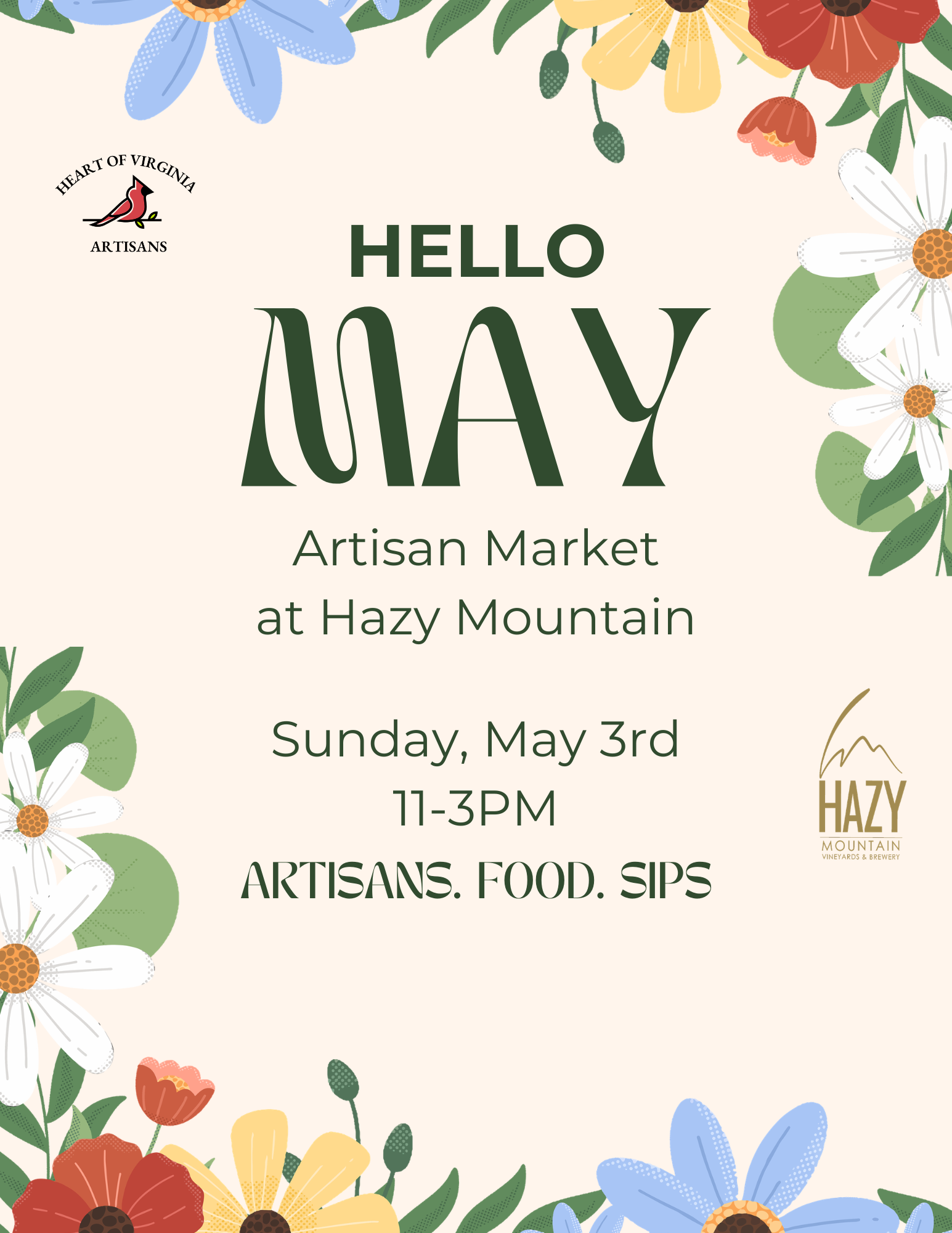 Hello May! Market at Hazy 