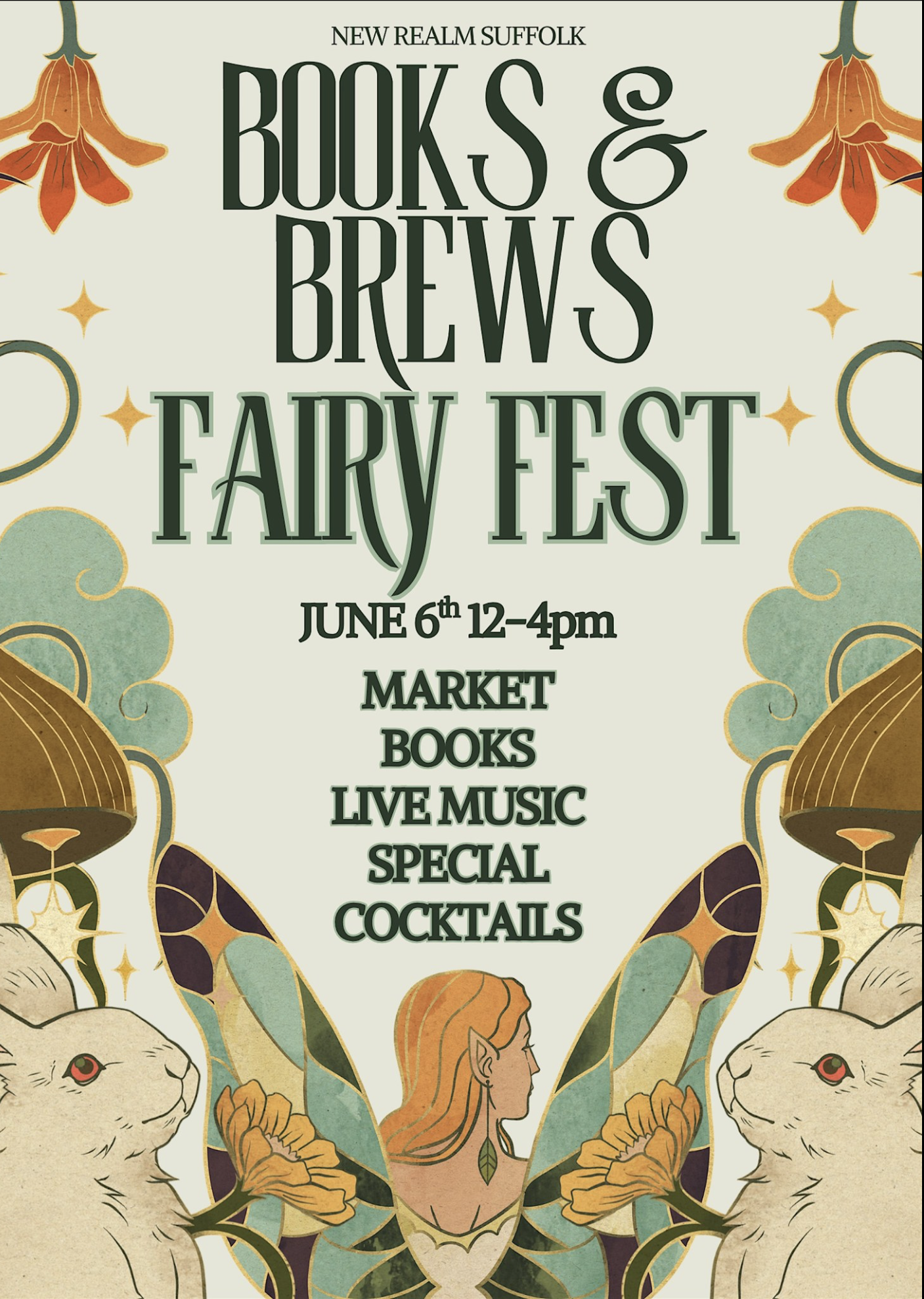 Books &amp; Brews: Fairy Fest at New Realm - Suffolk 