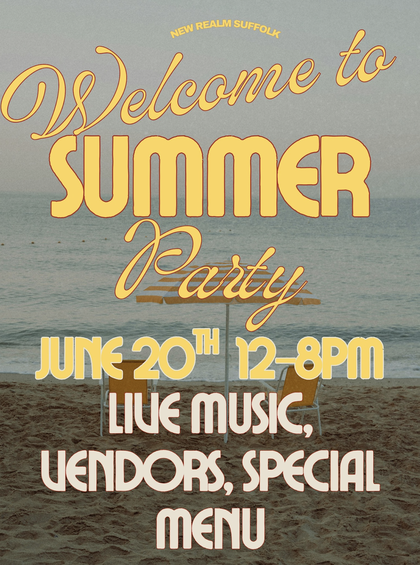Welcome to Summer Party at New Realm - Suffolk 