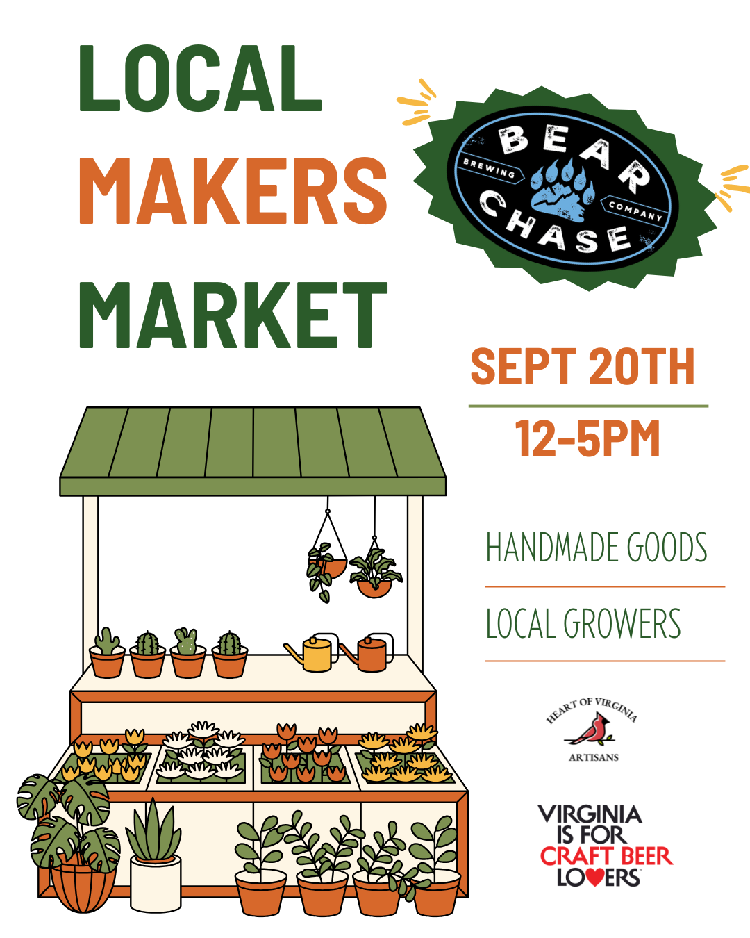 Local Maker’s Market at Bear Chase Brewing 