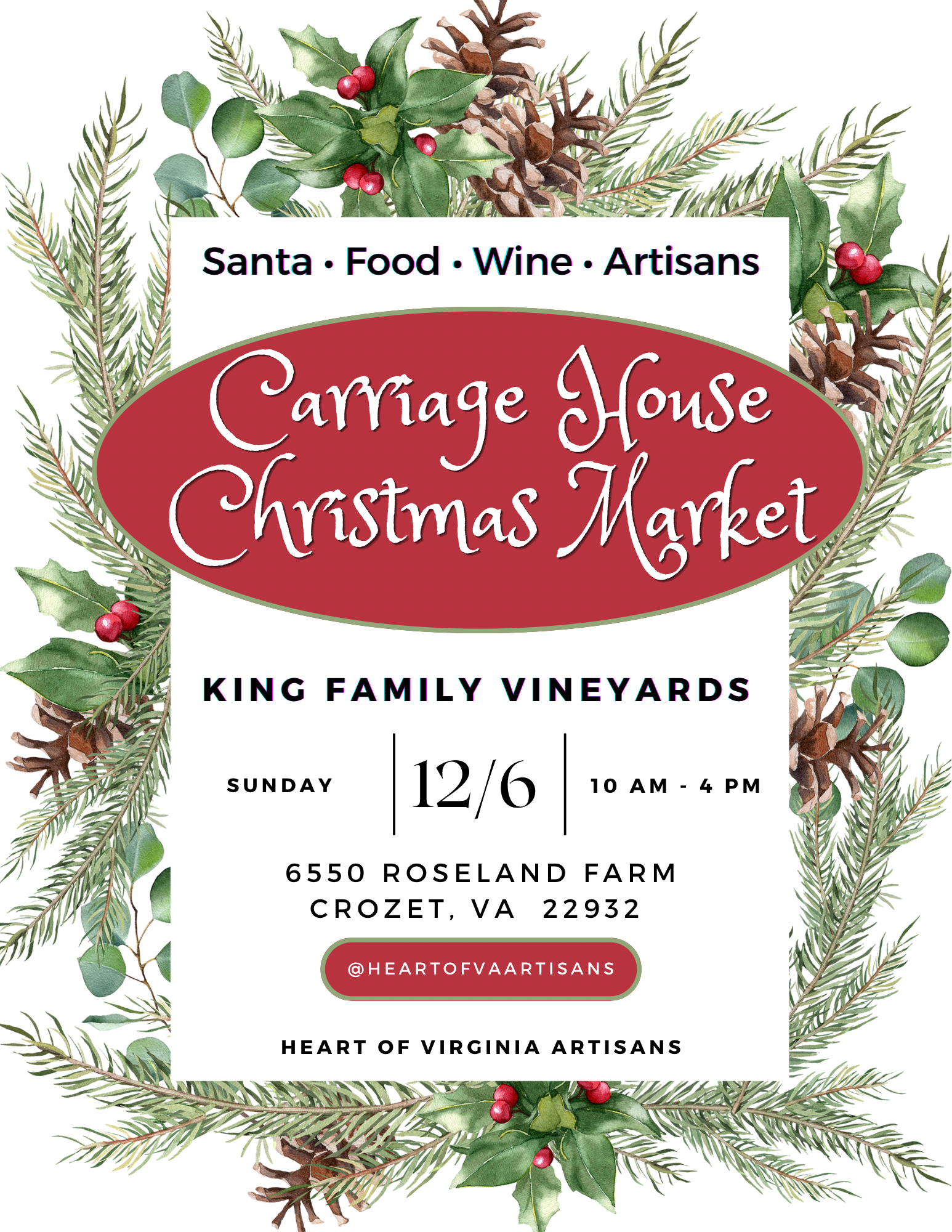 Holiday Market at King Family Vineyard 