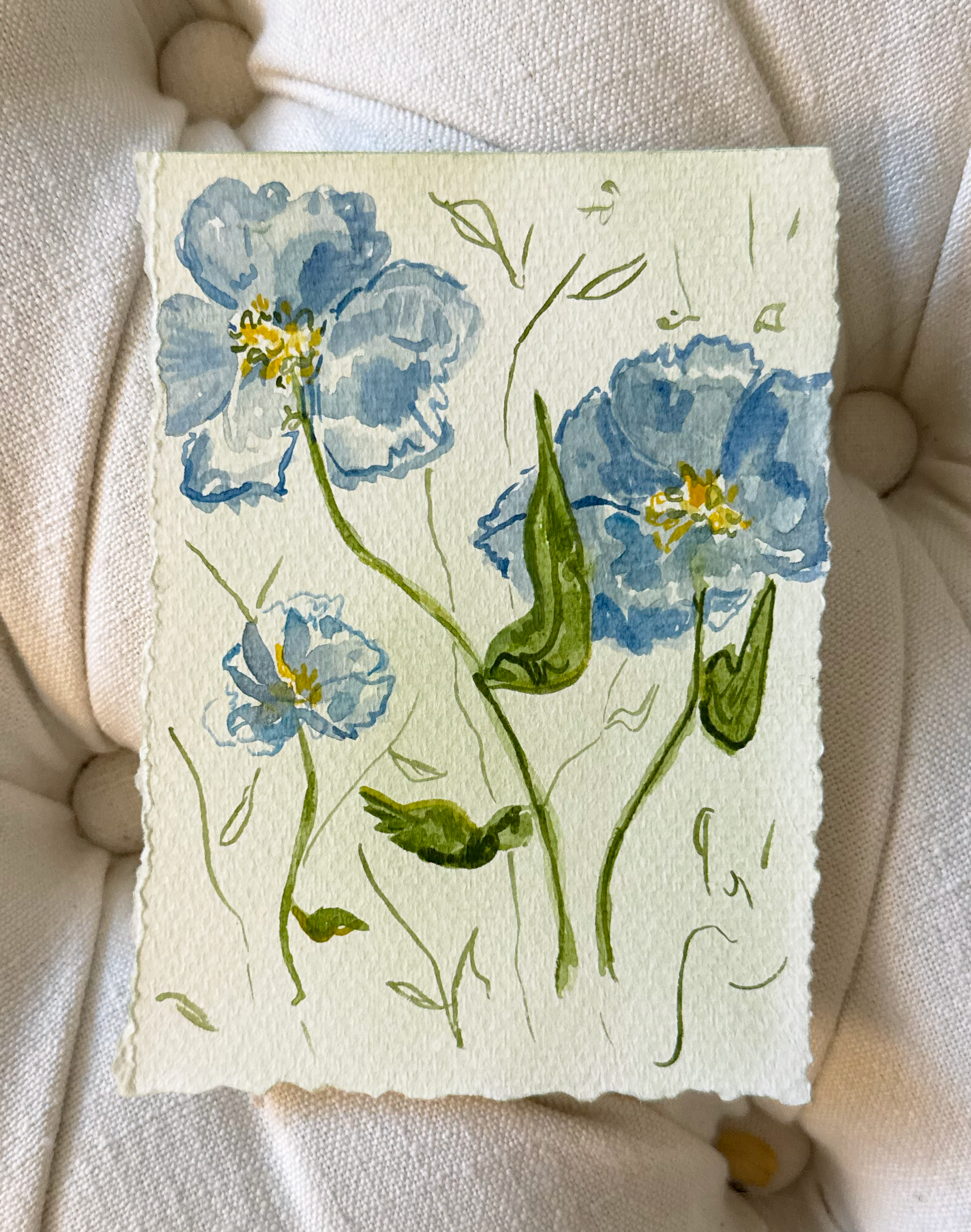 Blue Floral II