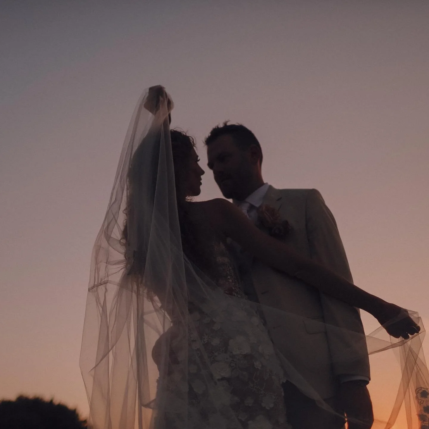 H &amp; H and the setting sun. 🤍