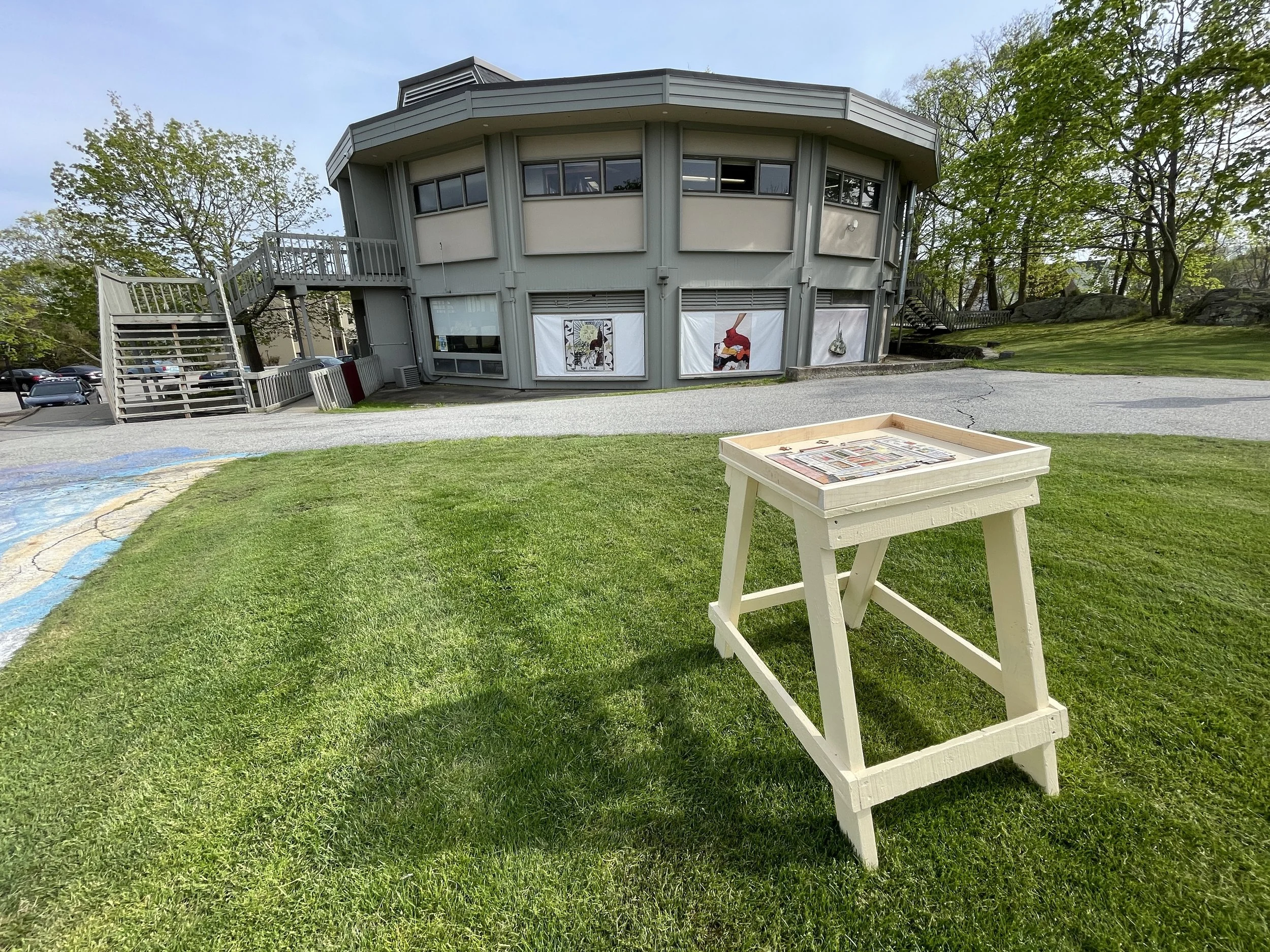 puzzle, table and fine arts building.JPG