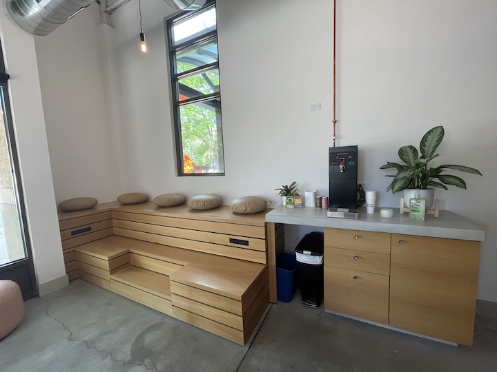 Seating area by front desk