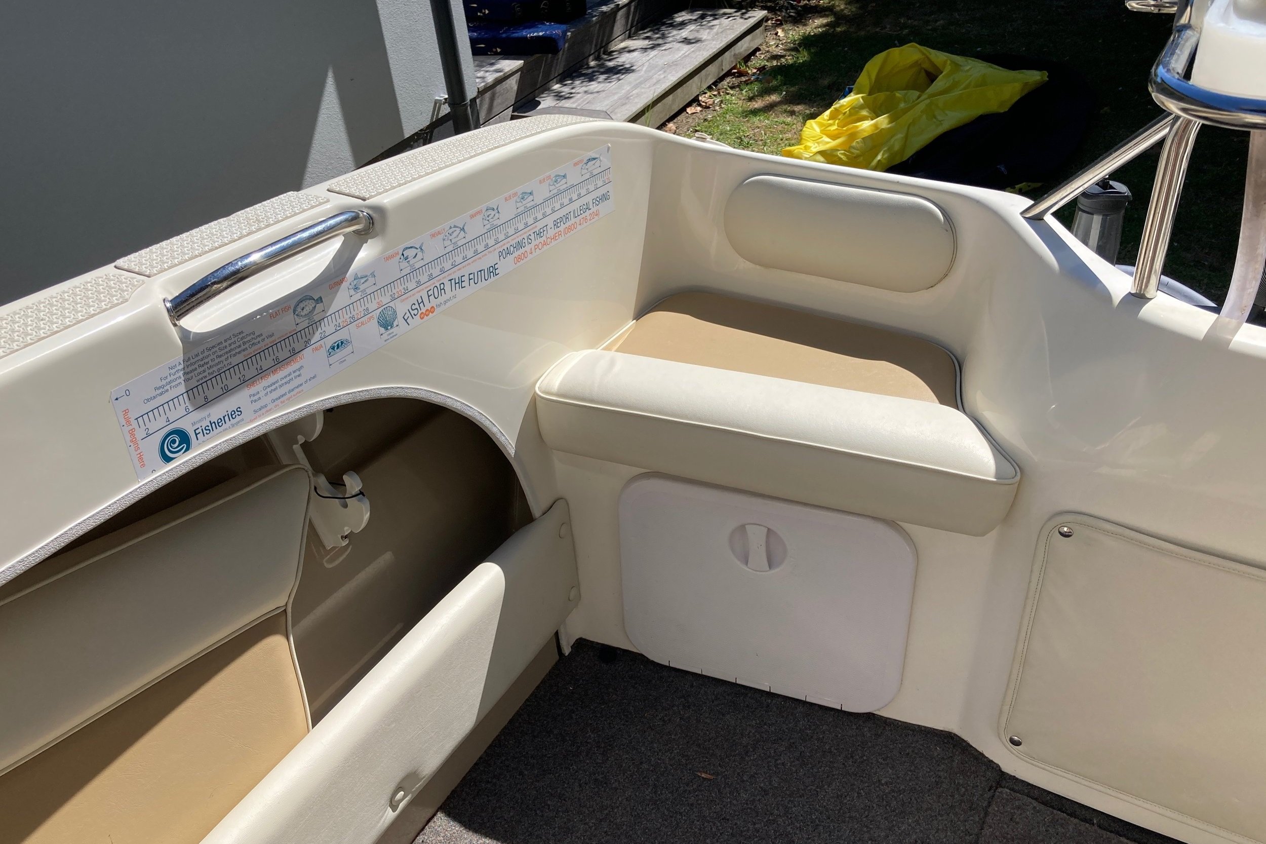 Post-clean Boat