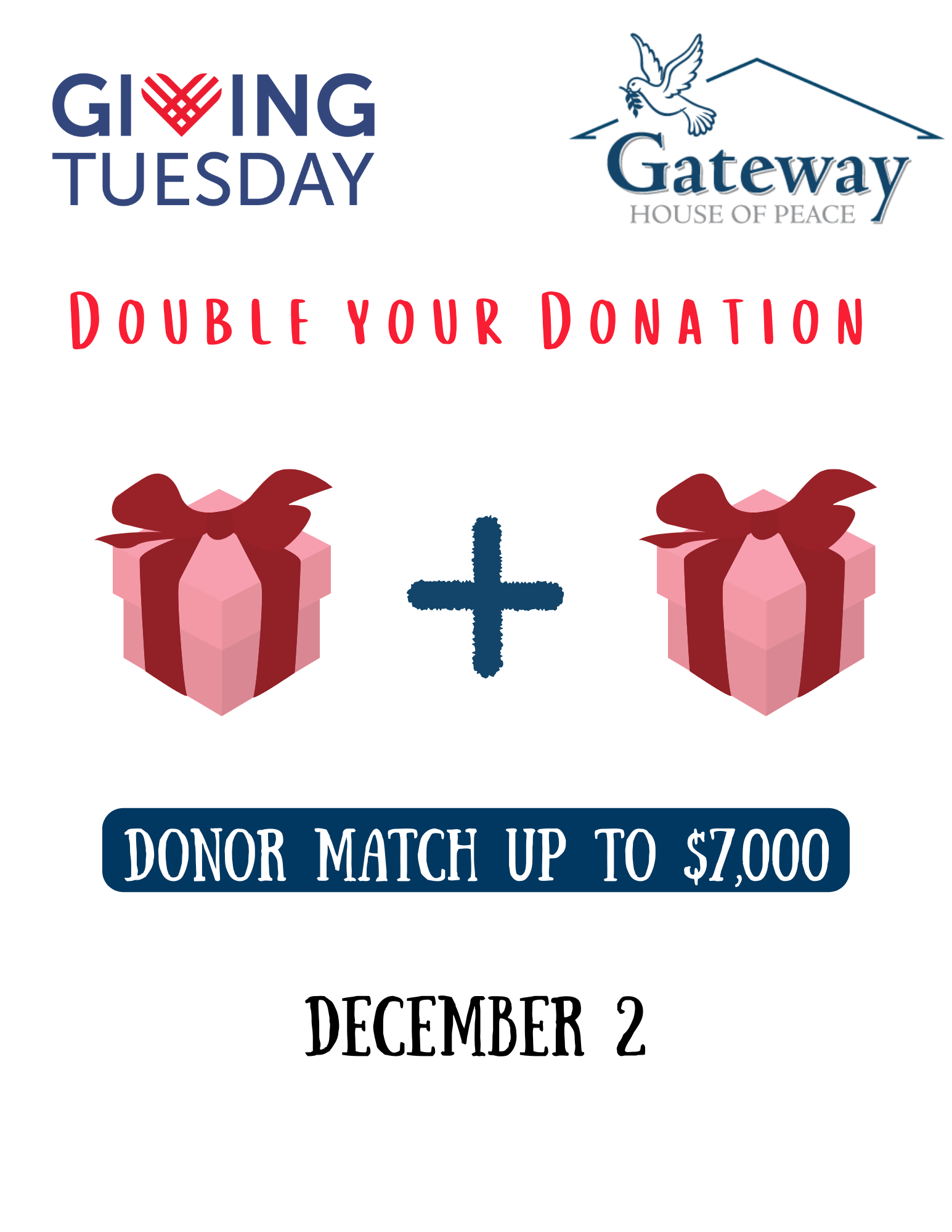 Giving Tuesday 2025 — Gateway House of Peace
