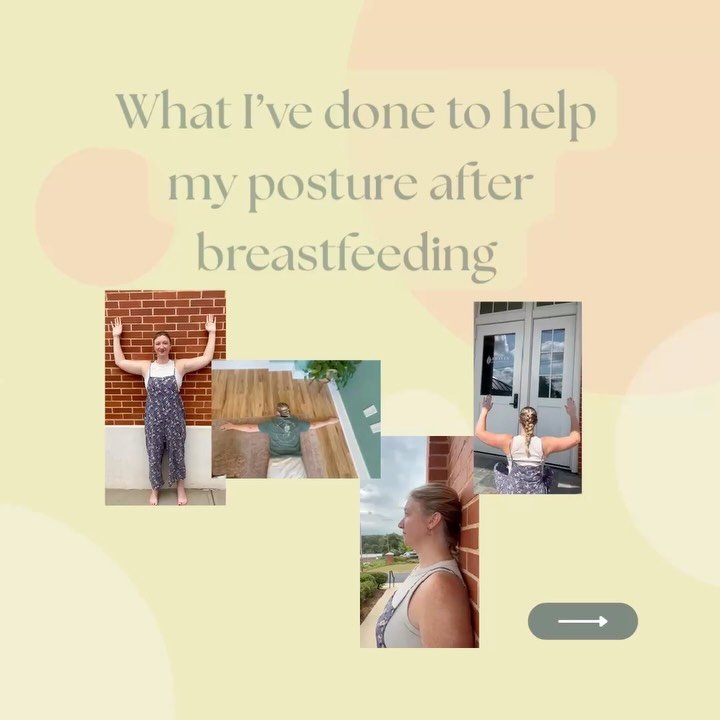 Feeding your baby is a full-body job. 🤍

Swipe through 4 gentle spinal hygiene exercises to reset your neck, shoulders, and back after a feeding session &amp; once you&rsquo;ve successfully weaned. 
No equipment needed, just a few minute for YOU.

S