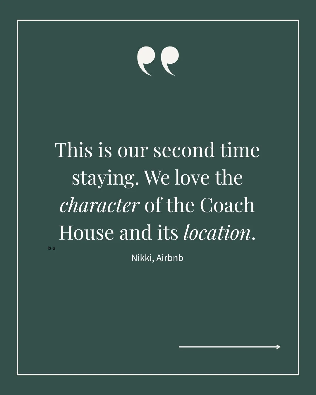 ⭐⭐⭐⭐⭐ Five-star love from returning guests!

&ldquo;This is our second time staying at this property because we love the character of the Coach House and its location. There were grandparents and teenagers and plenty of room for the five of us. Fanta