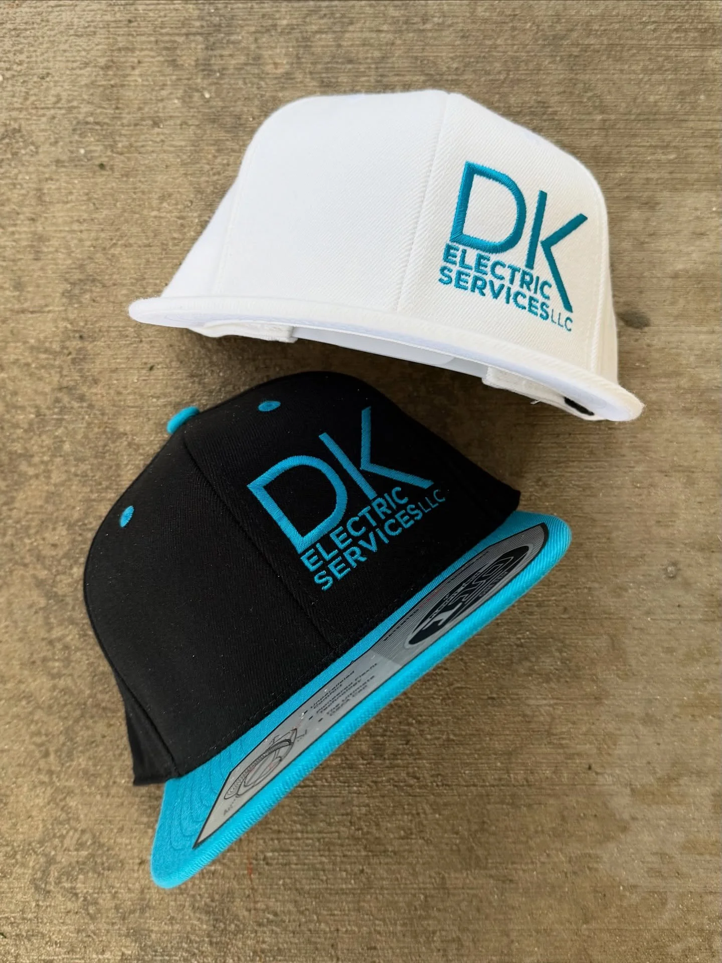 Custom SnapBack hats for a local electrical company