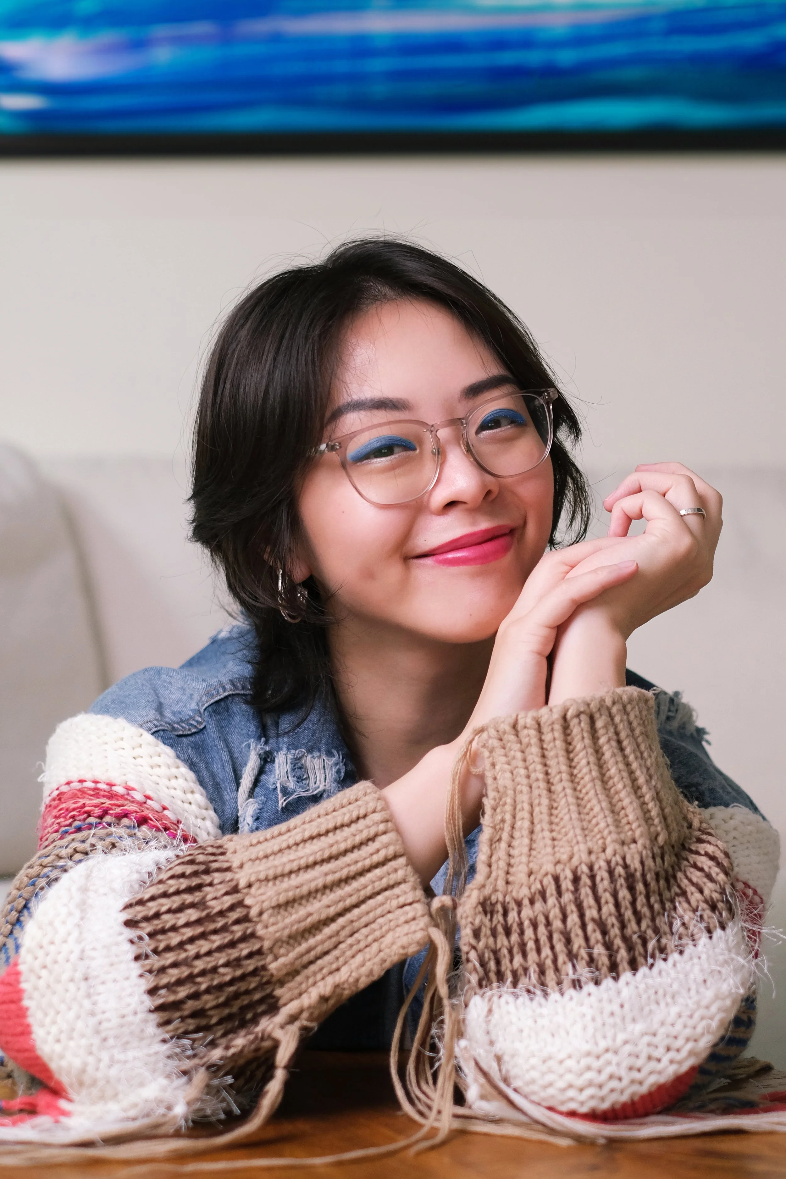 Portrait of Shavonne Wong, digital artist known for blending 3D, AI, and virtual identities in her new media art practice.