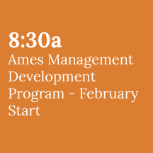 Ames Management Development Program - February Start