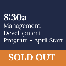Management Development Program - April Start