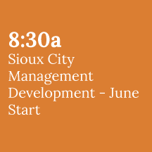 Sioux City Management Development Program - June Start