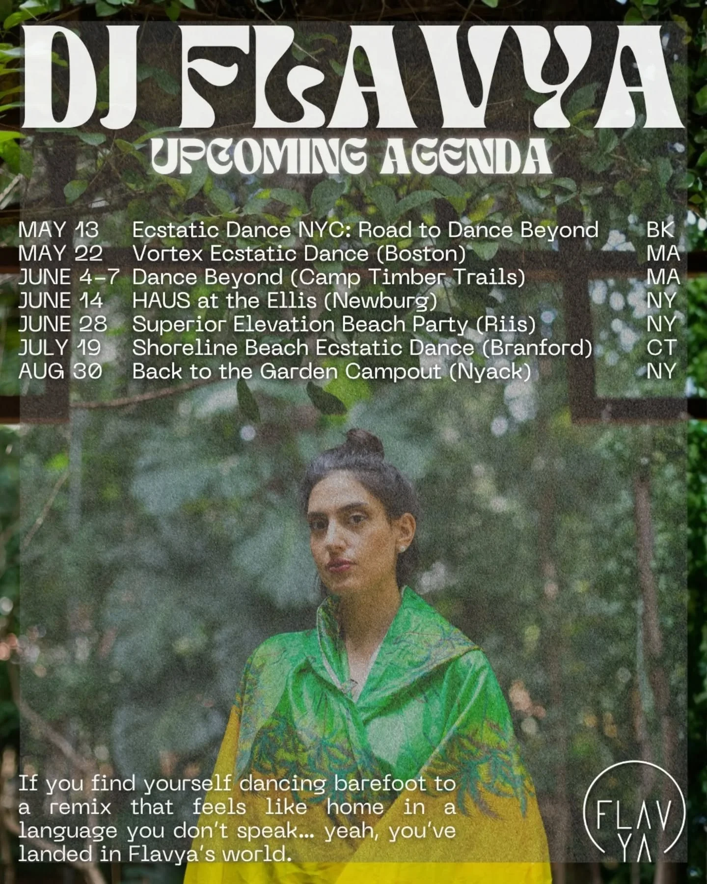 Recently, i&rsquo;ve been deep in ecstatic and conscious dance spaces where my shoes are off, my phone is probably tucked away, and I&rsquo;m finding real joy in dancing again. 

I&rsquo;d really love to invite you into it.

My sound has evolved too.