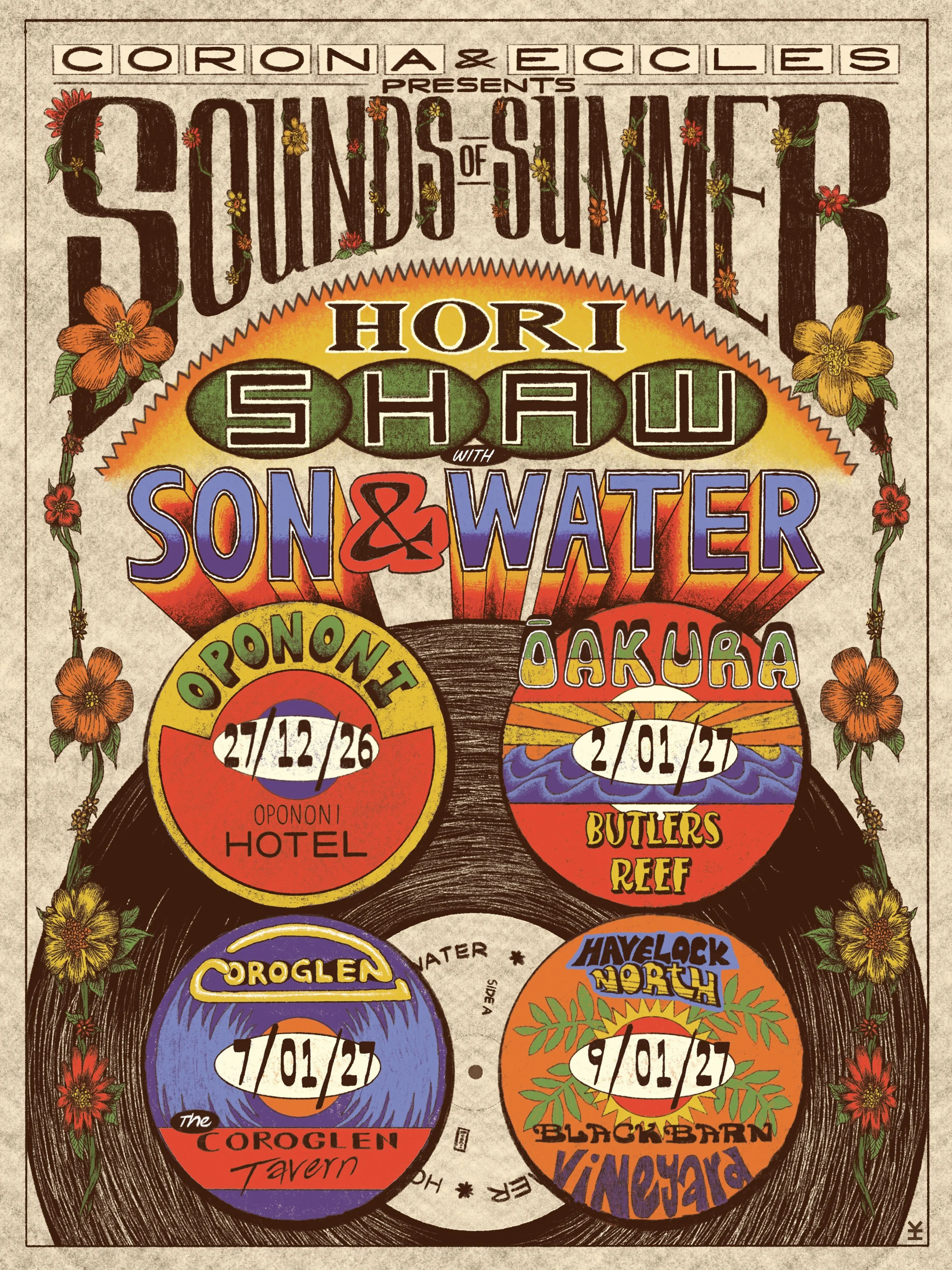 Hori Shaw with Son & Water