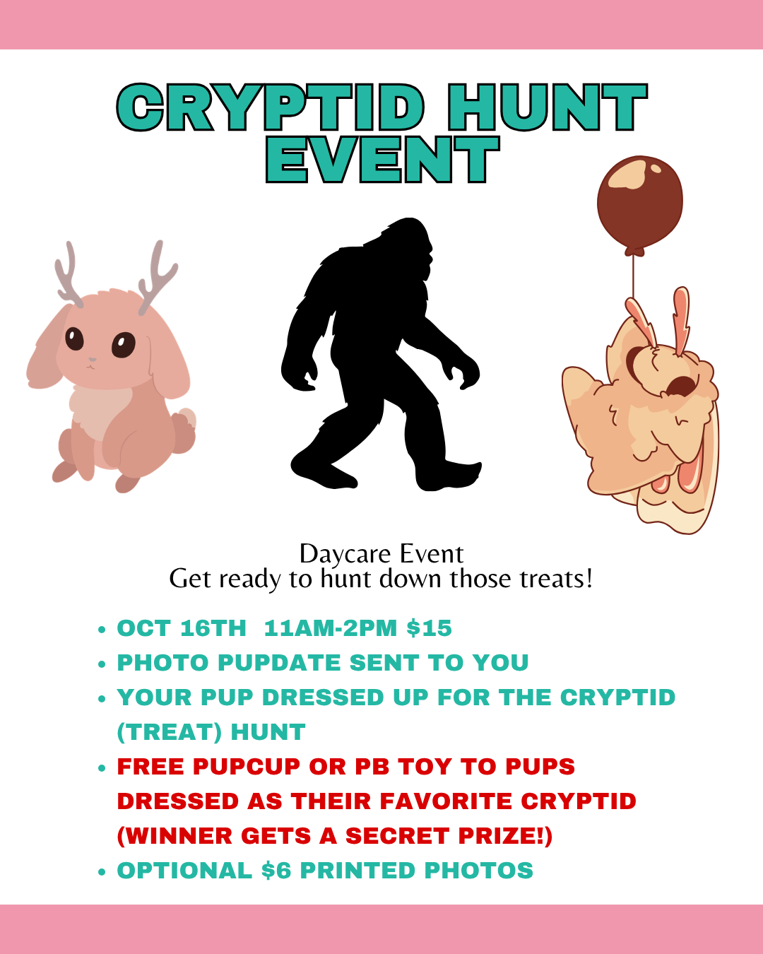 Cryptid Hunt Event @ daycare Redmond &amp; Issaquah