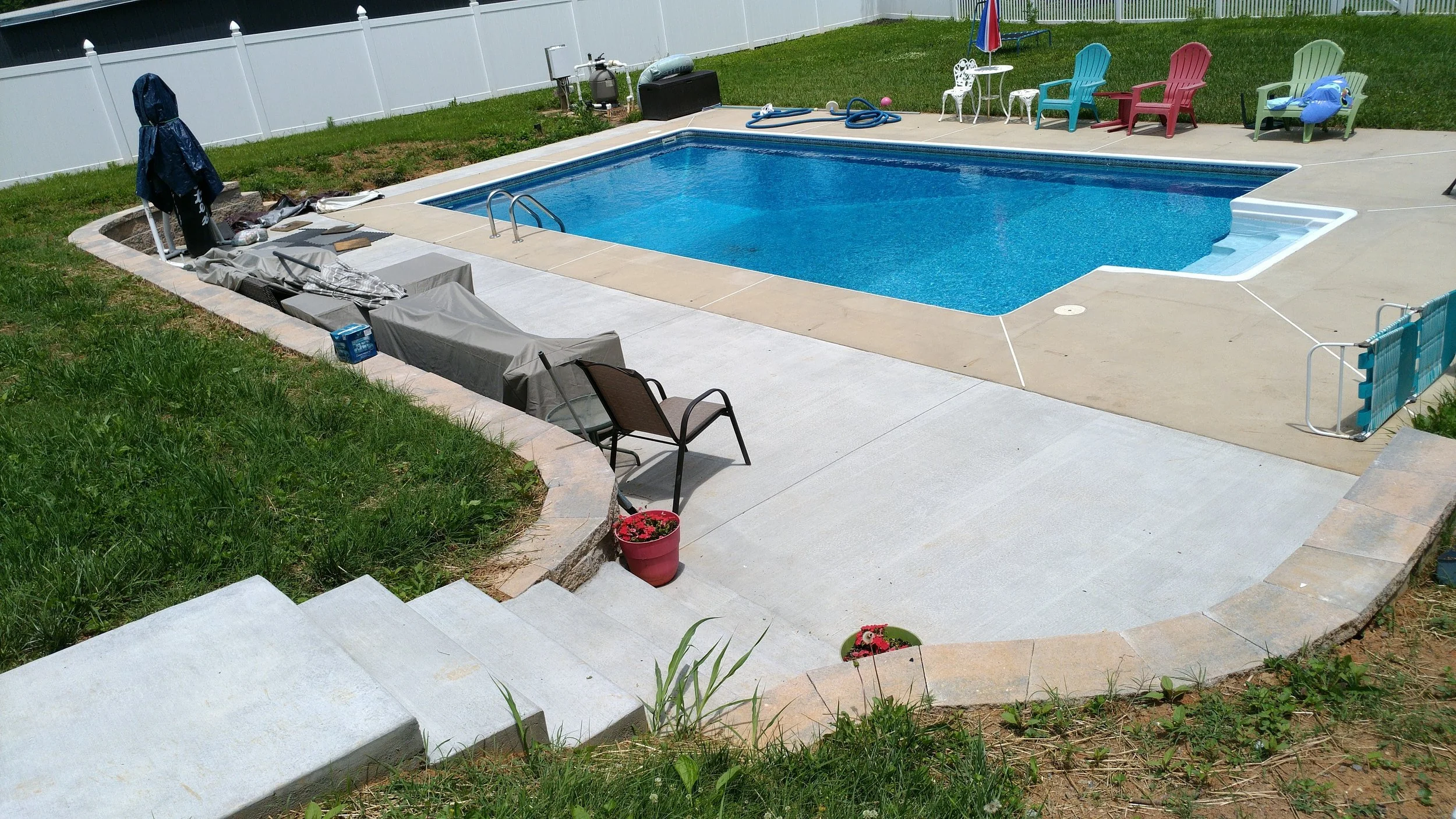concrete pool design staunton