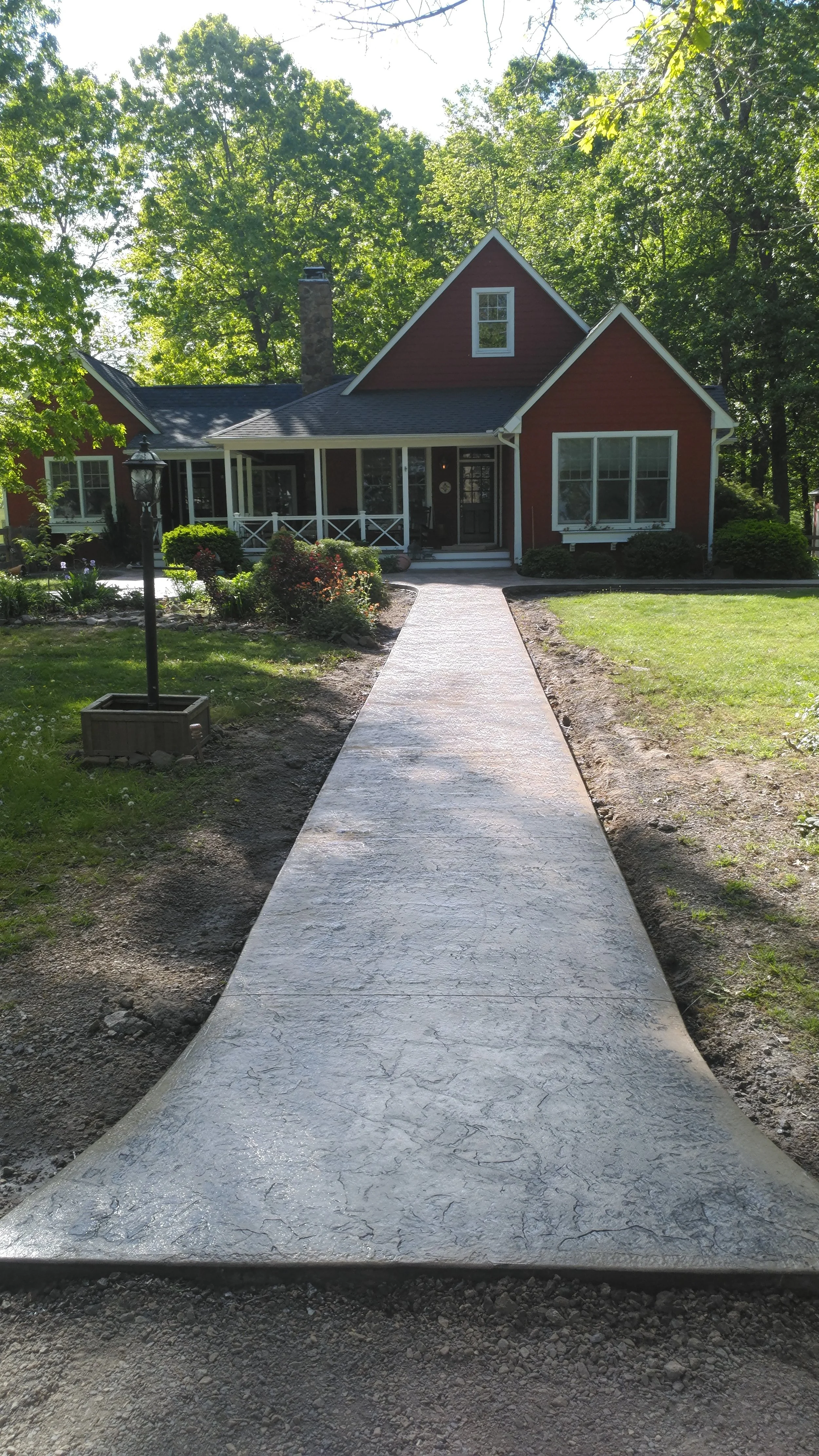 concrete walkways weyers cave