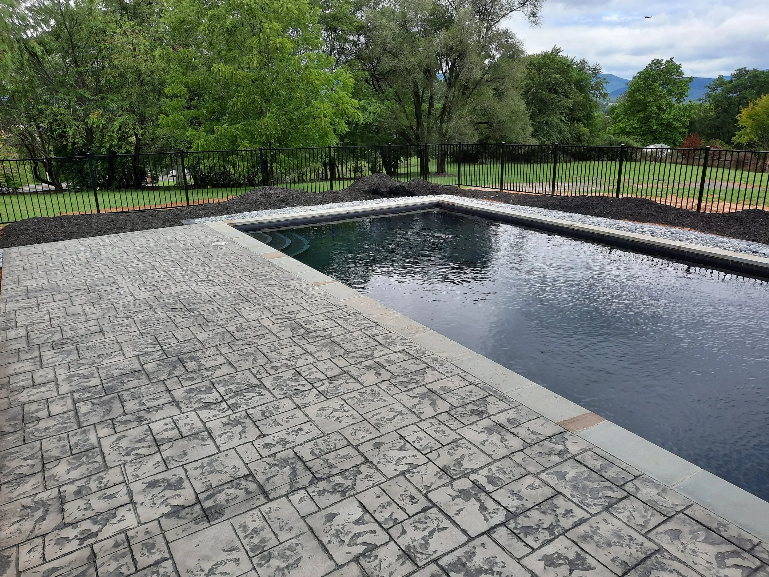 concrete pool design charlottesville