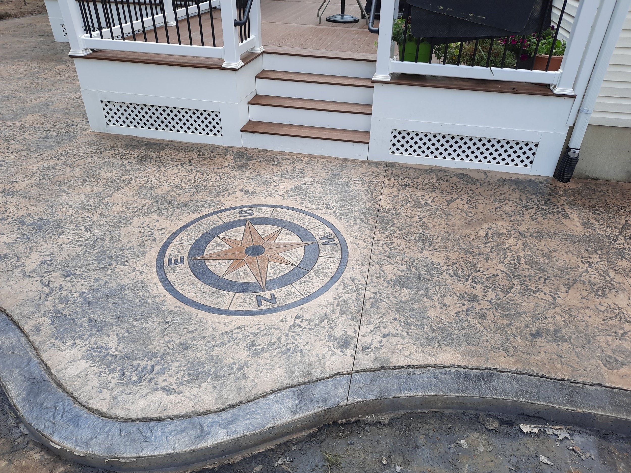 patio custom concrete Dayton