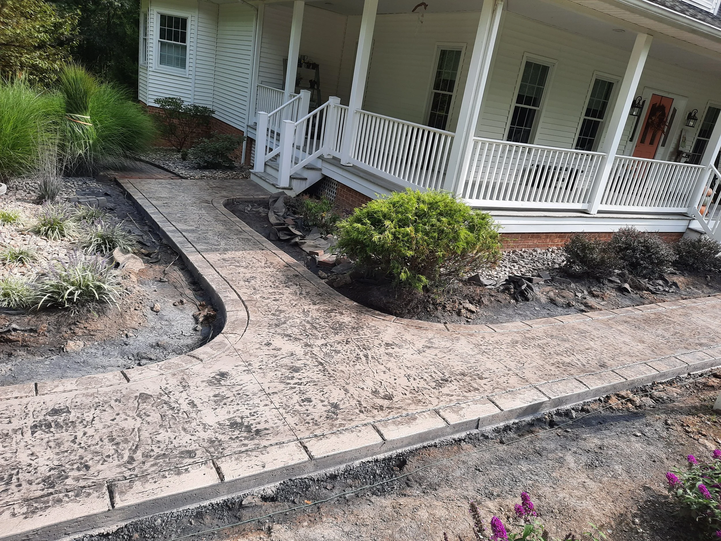 concrte walkways Churchville