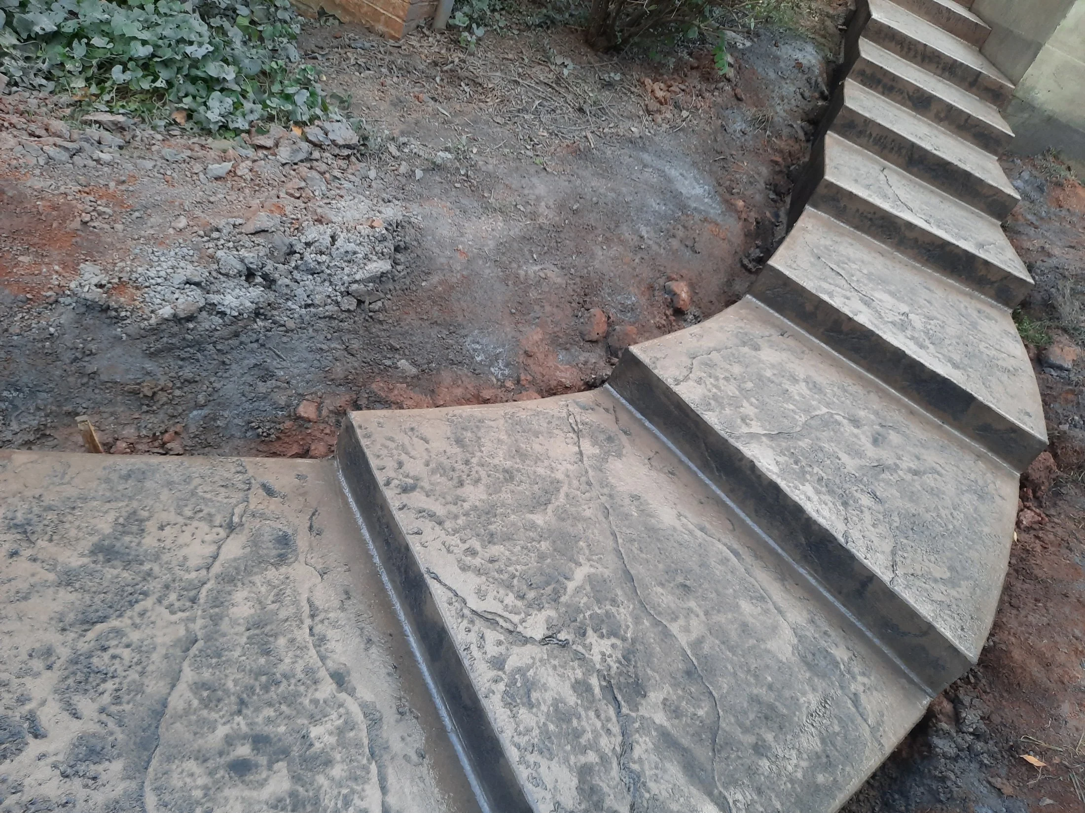 concrete steps woodstock