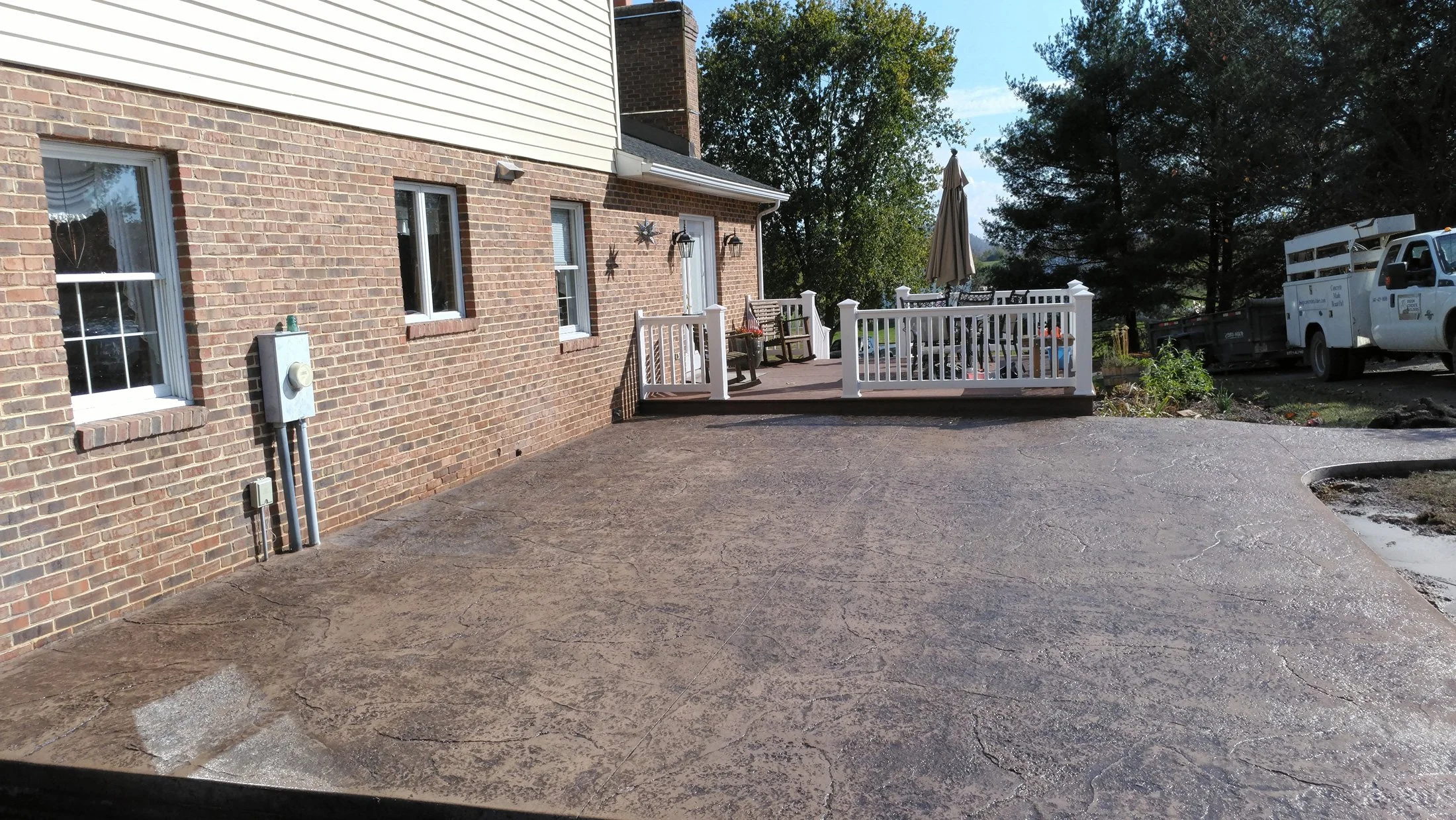 outdoor living space albemarle county