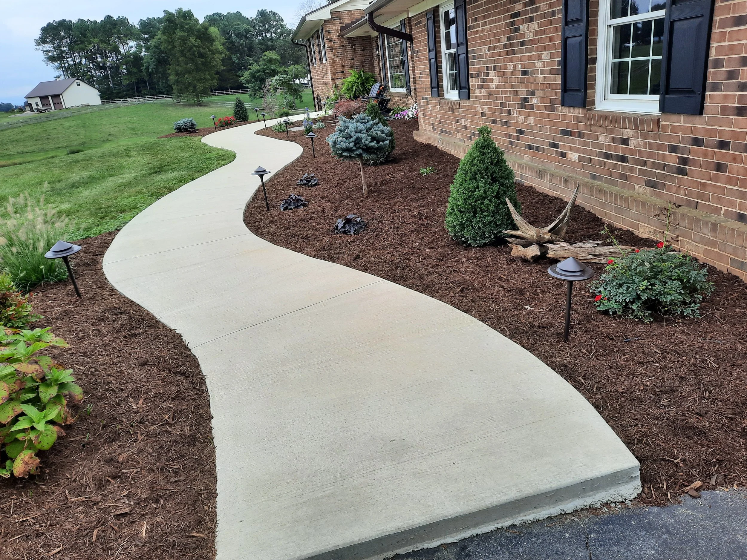 concrete walkways rockingham county