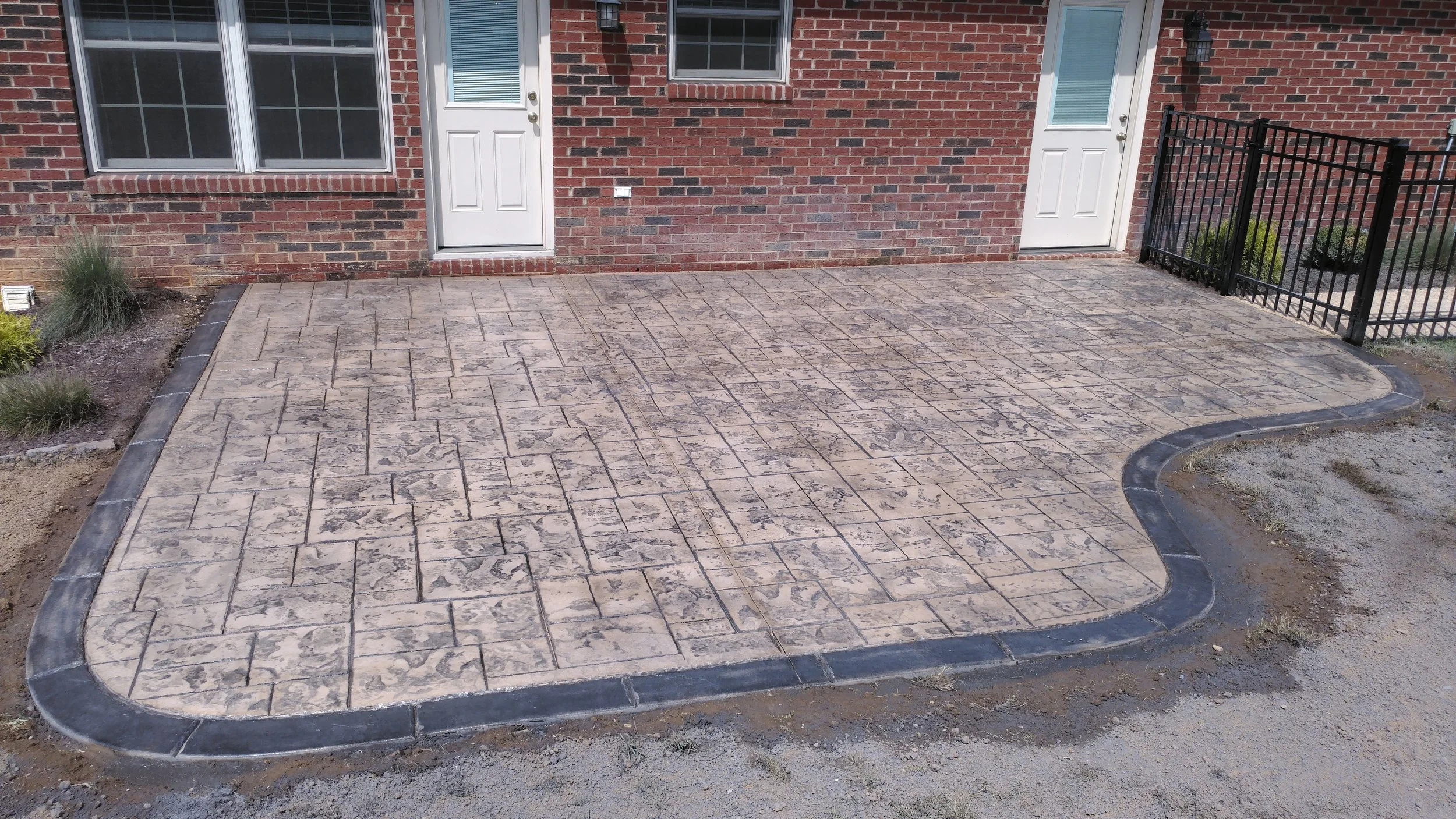 Outdoor decorative concrete build stuarts draft