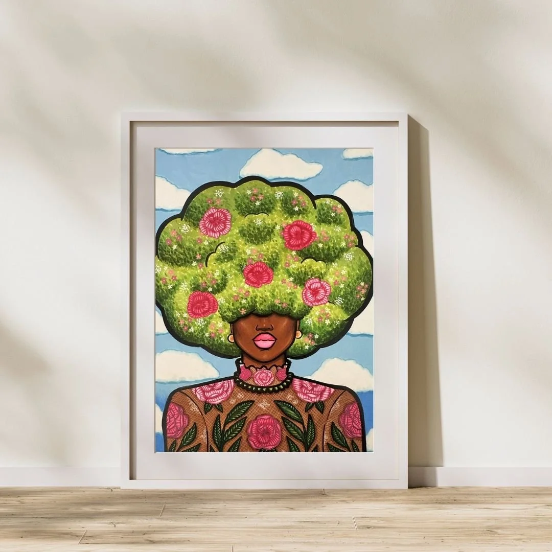 Mother Nature Coloring Art Print