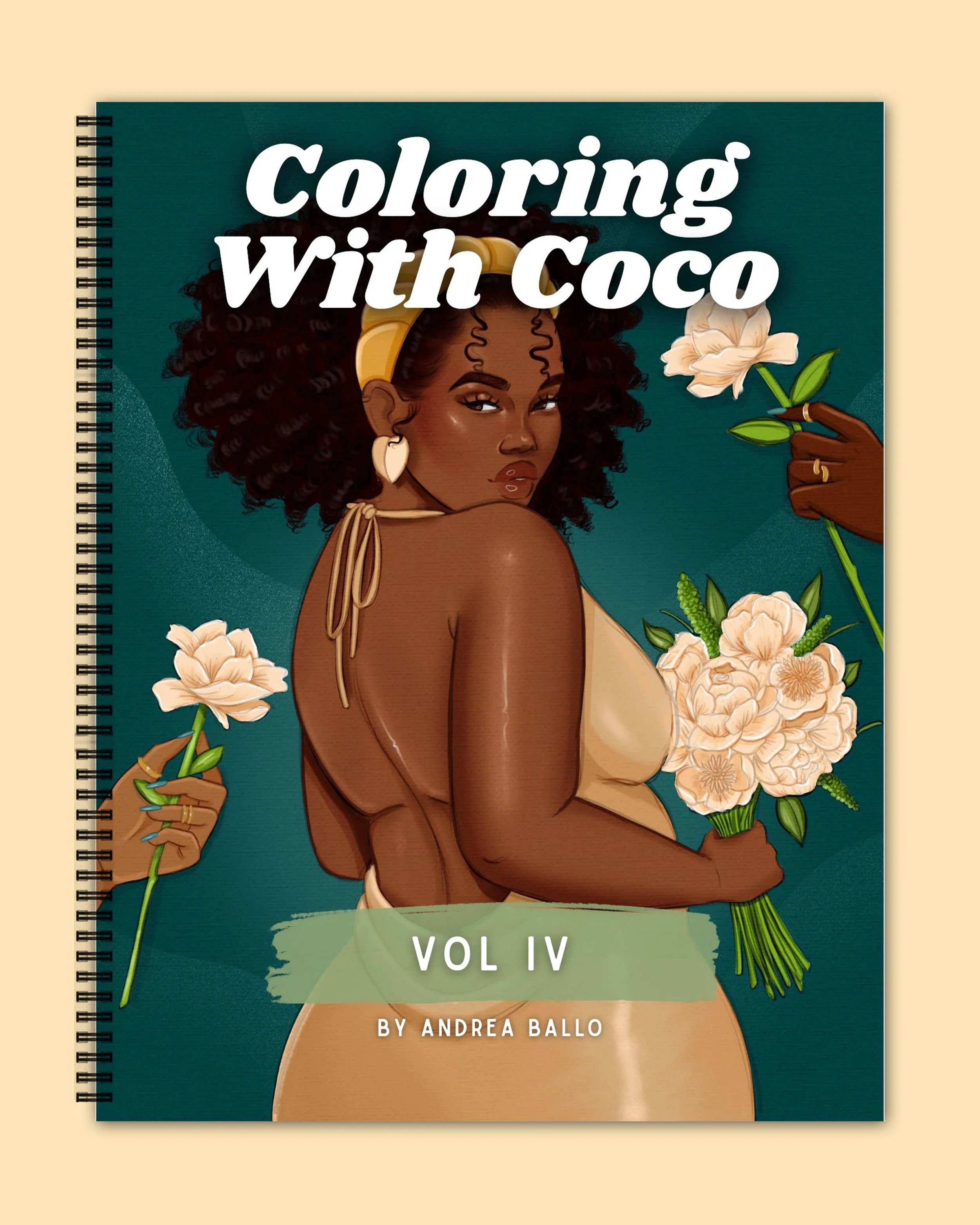 NEW! Wire-bound Coloring With Coco Vol. IV - The Summer Edition
