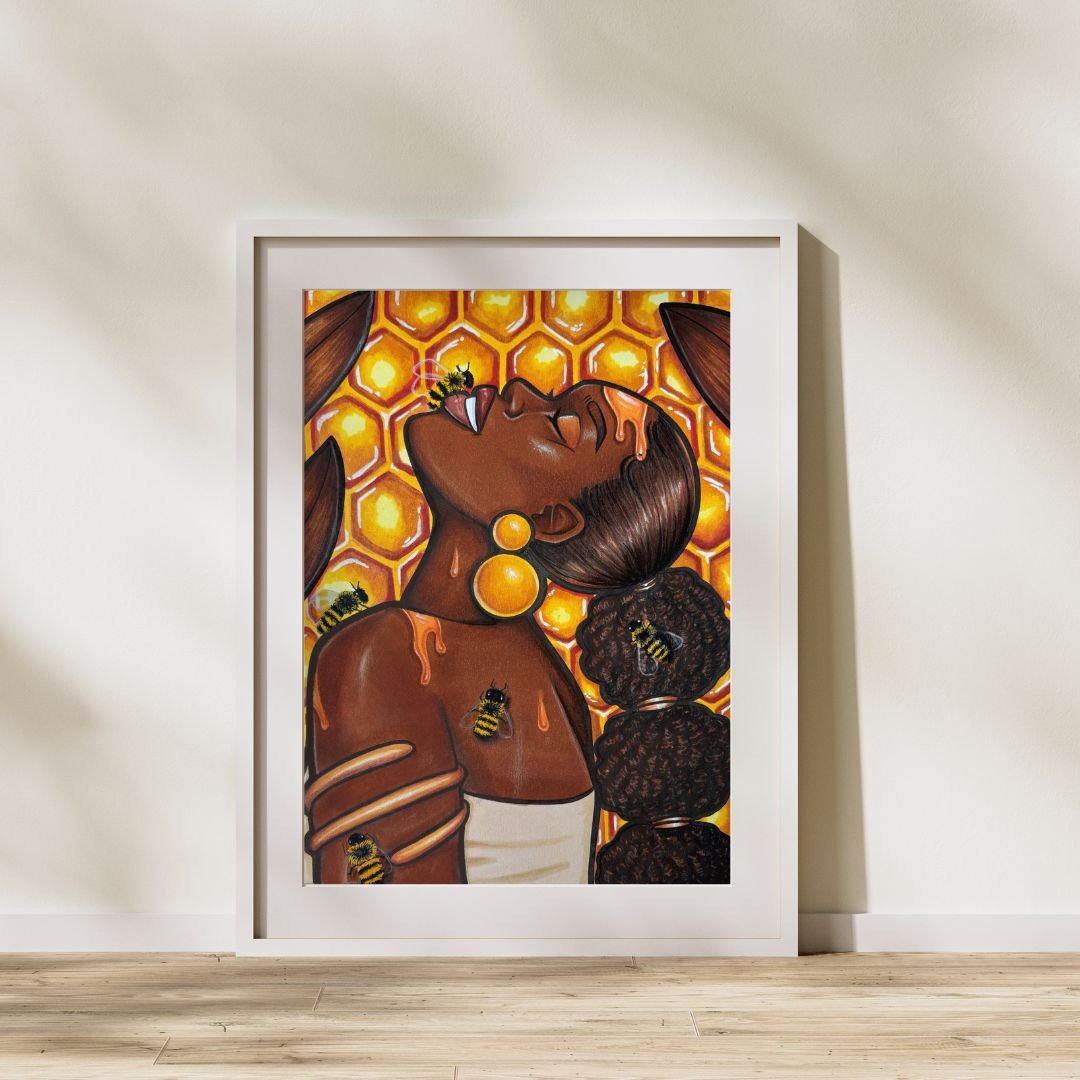 Pure Honey Colored Art Print