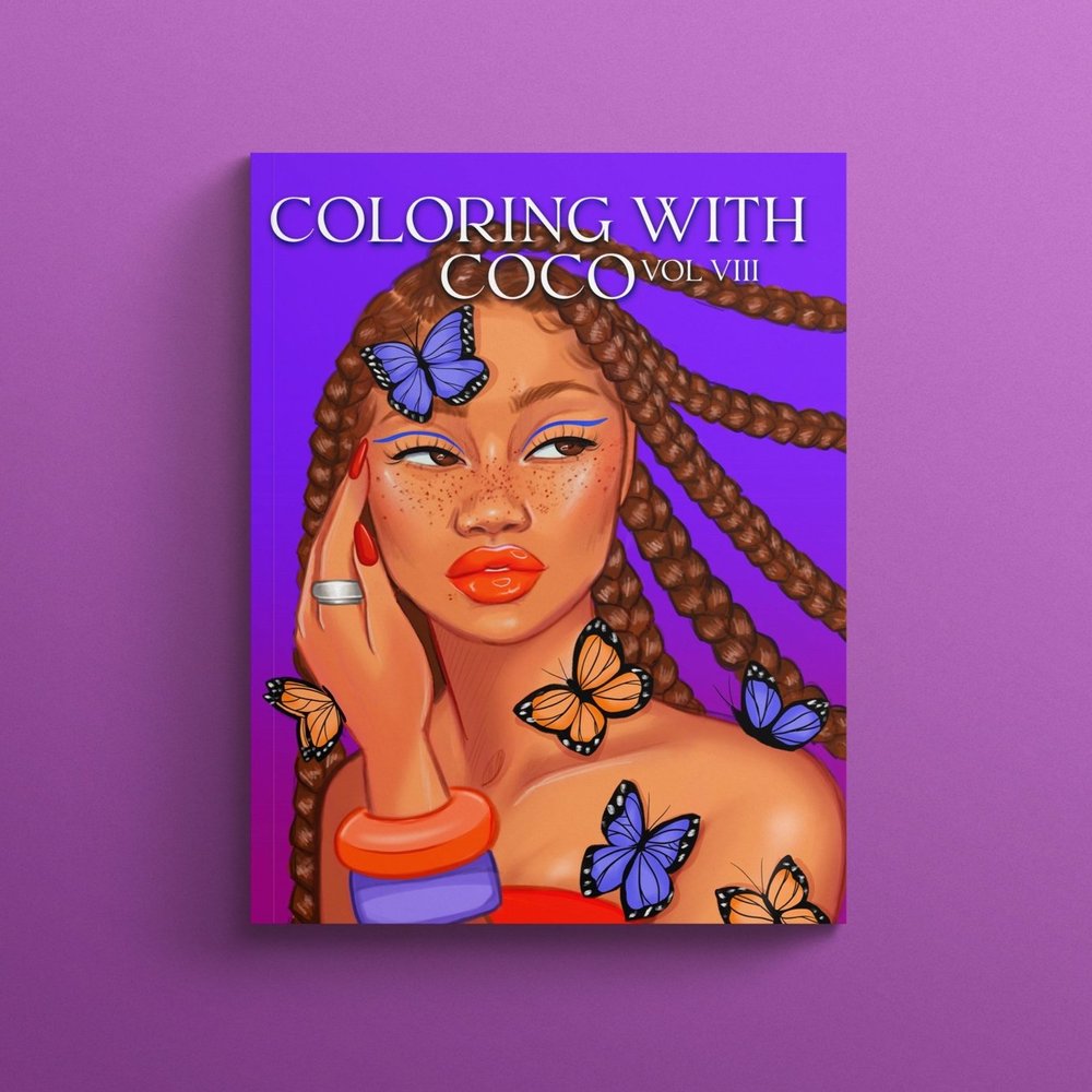 Coloring with Coco Vol. VIII — COCO MICHELE ILLUSTRATIONS